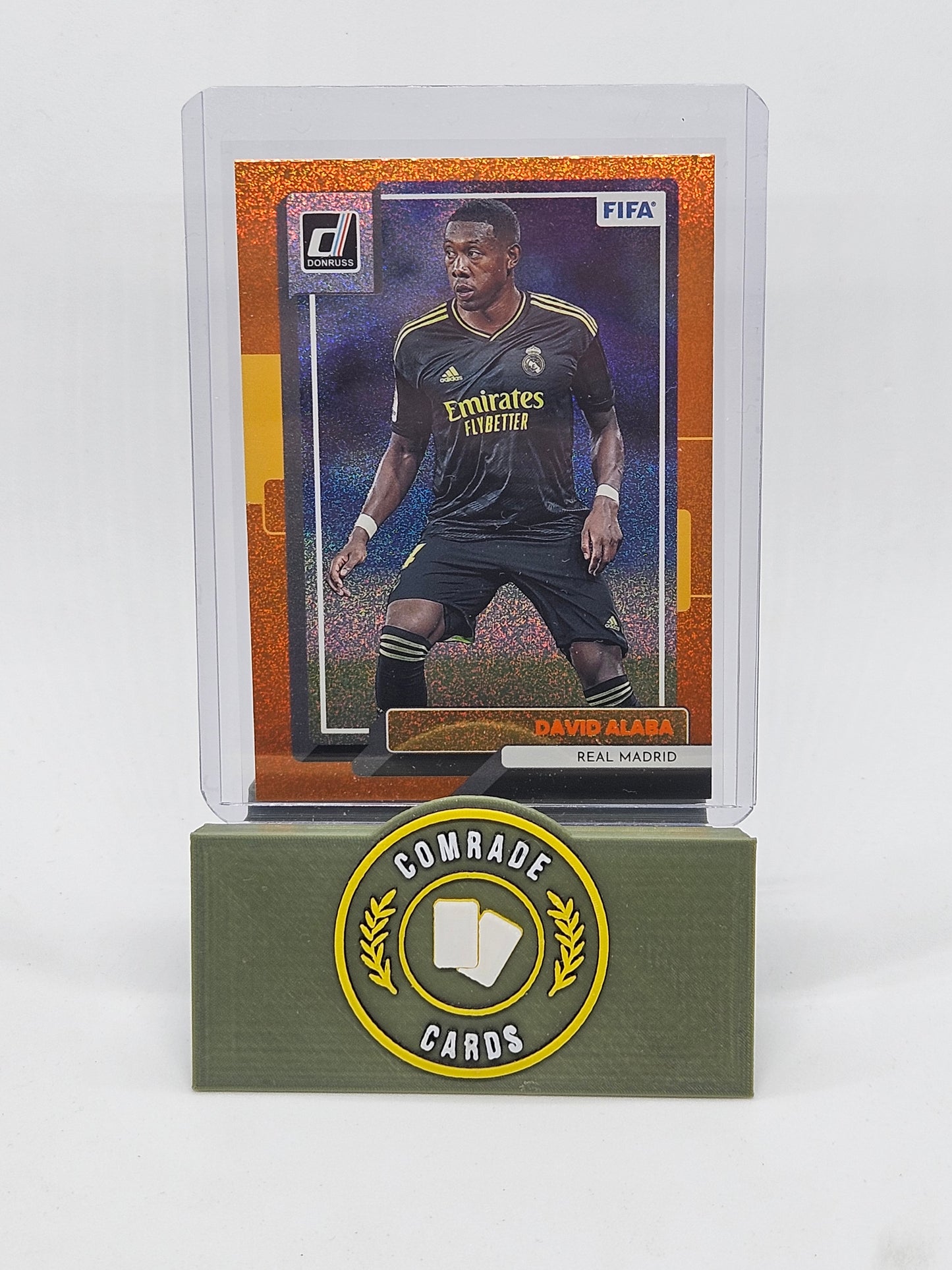 David Alaba (Real Madrid) Orange Parallel Donruss Soccer 2022-2023