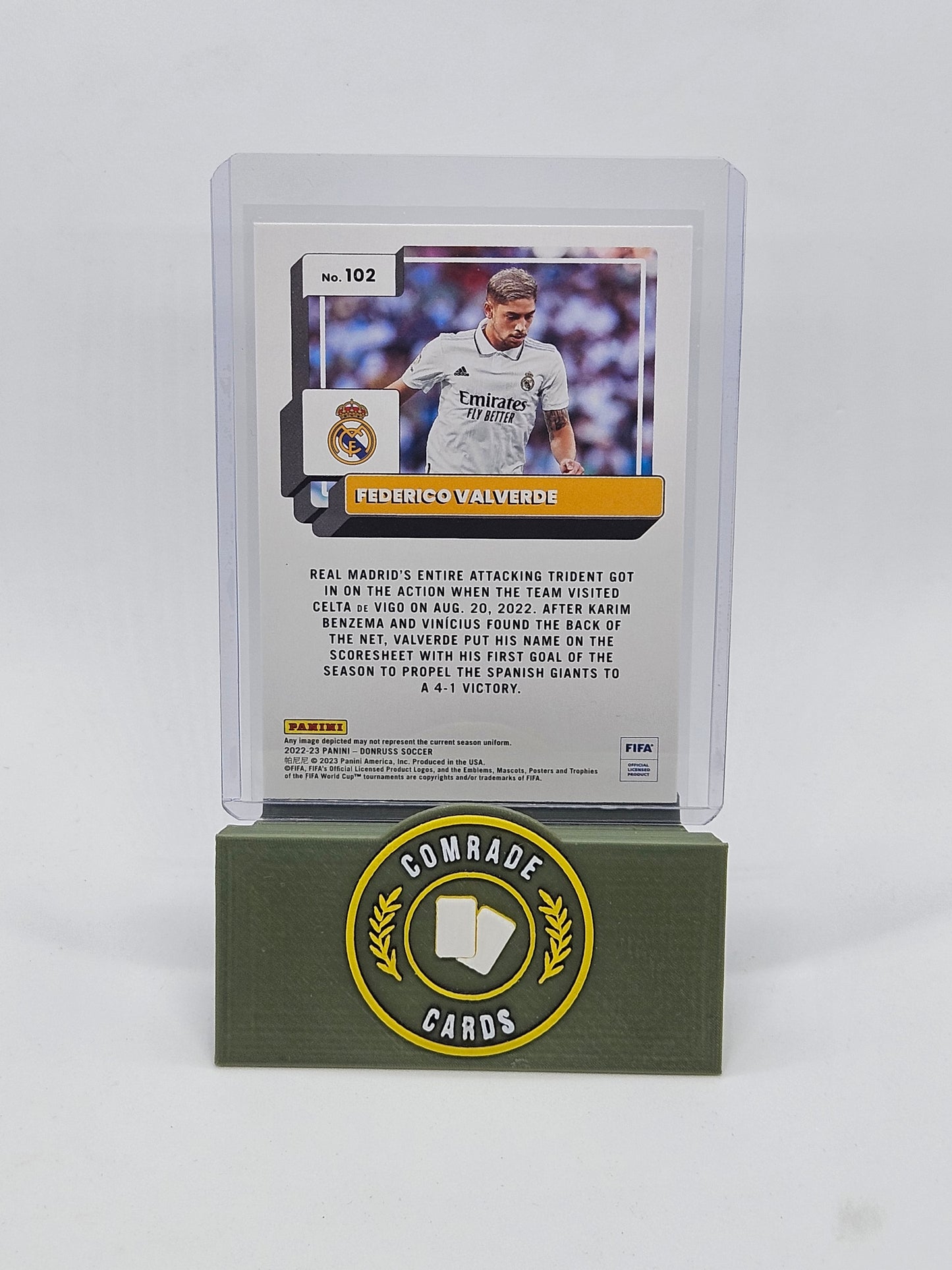 Federico Valverde (Real Madrid) Parallel Donruss Soccer 2022-2023