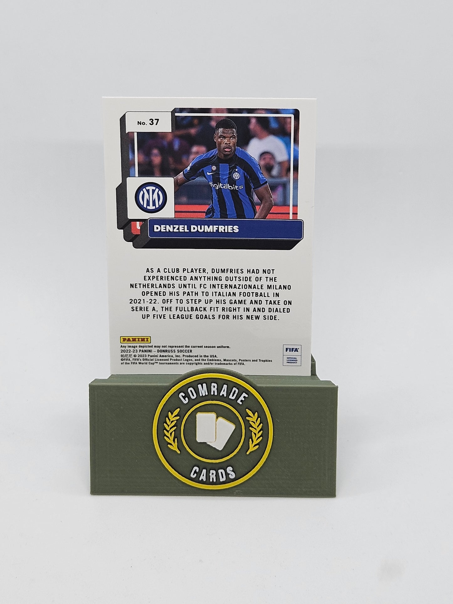 Denzel Dumfries (Inter Milan) Parallel Donruss Soccer 2022-2023