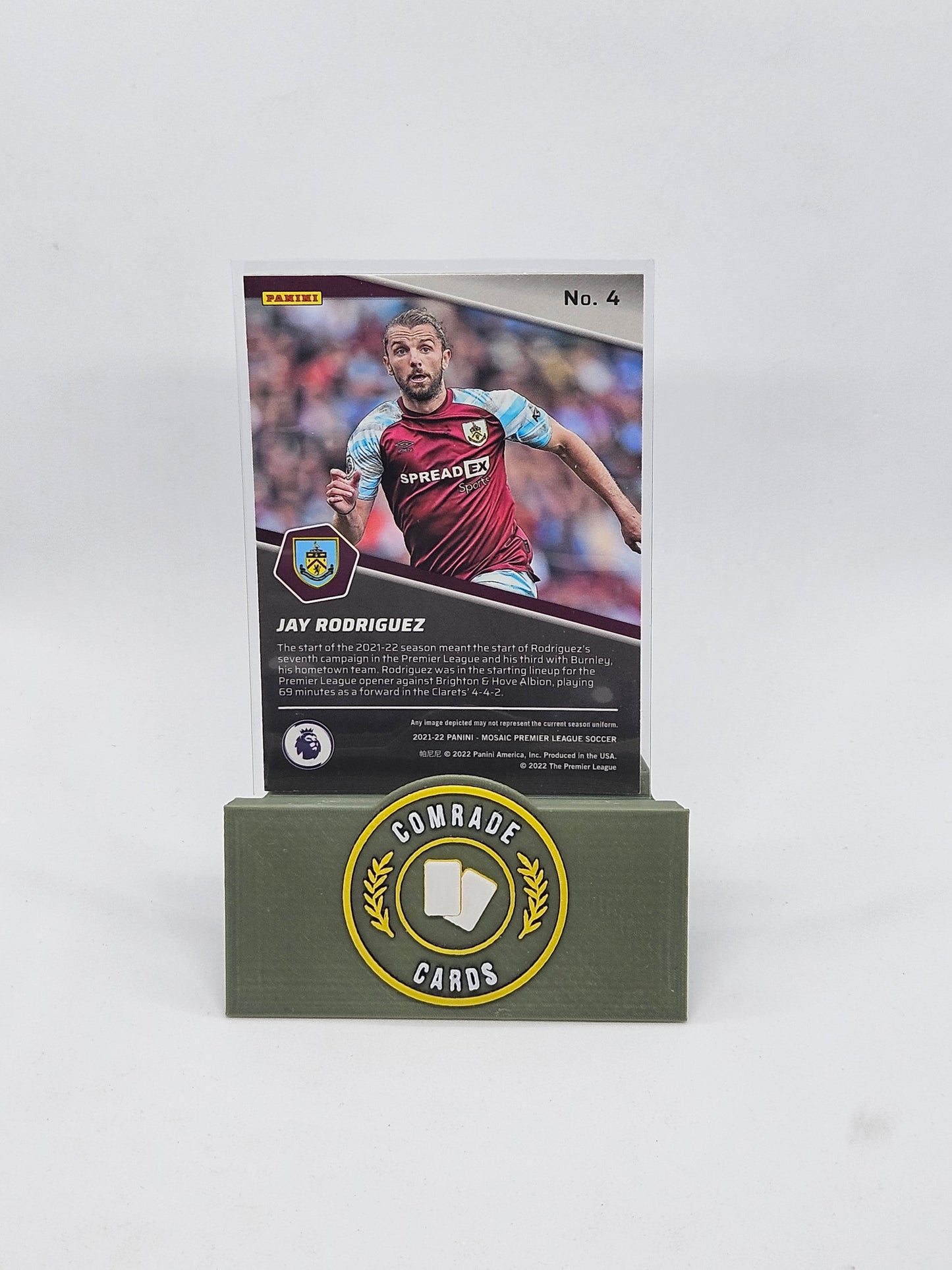 Jay Rodriguez (Burnley) Breakaway Insert Mosaic Premier League 2021-2022
