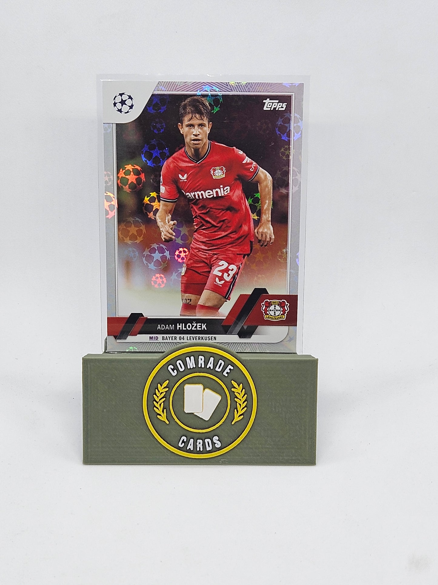 Adam Hlozek (Leverkusen) Parallel Topps UCC 2022-2023