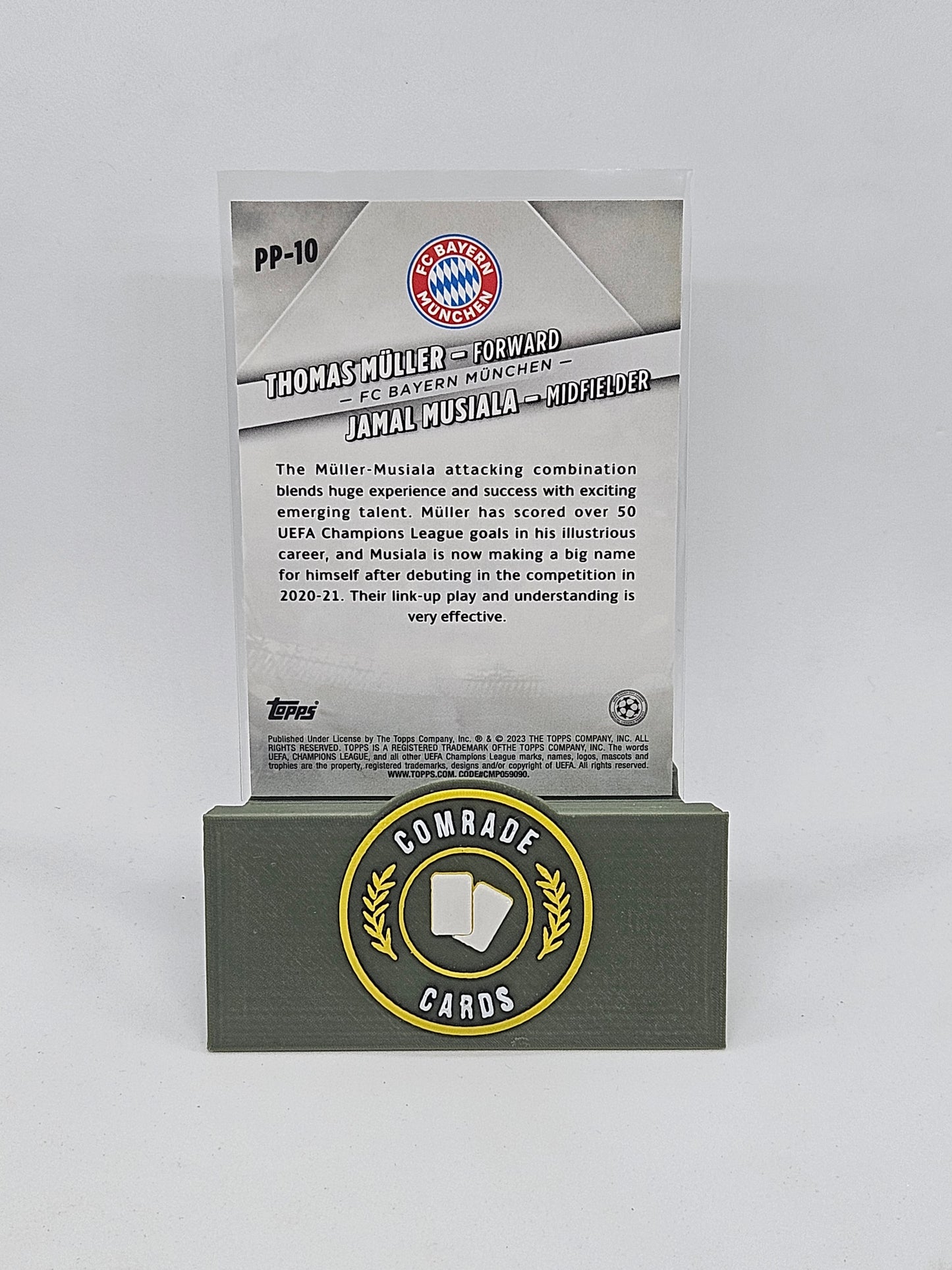 Thomas Muller & Jamal Musiala (Bayern München) Insert Topps UCC 2022-2023