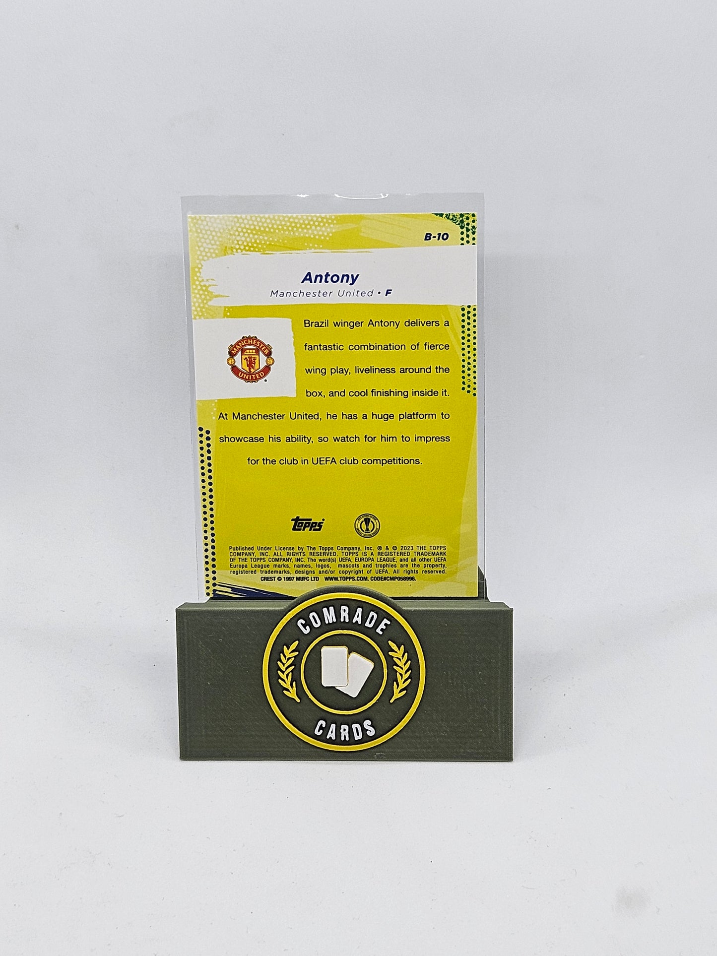 Antony (Man United) Insert Topps Carnaval UCC 2022-2023