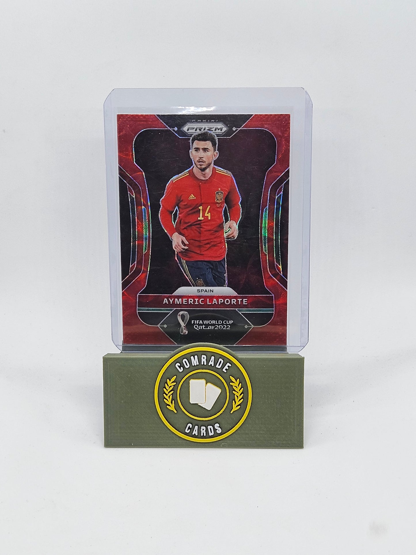 Aymeric Laporte (Spain) Parallel Prizm Fifa World Cup Qatar 2022