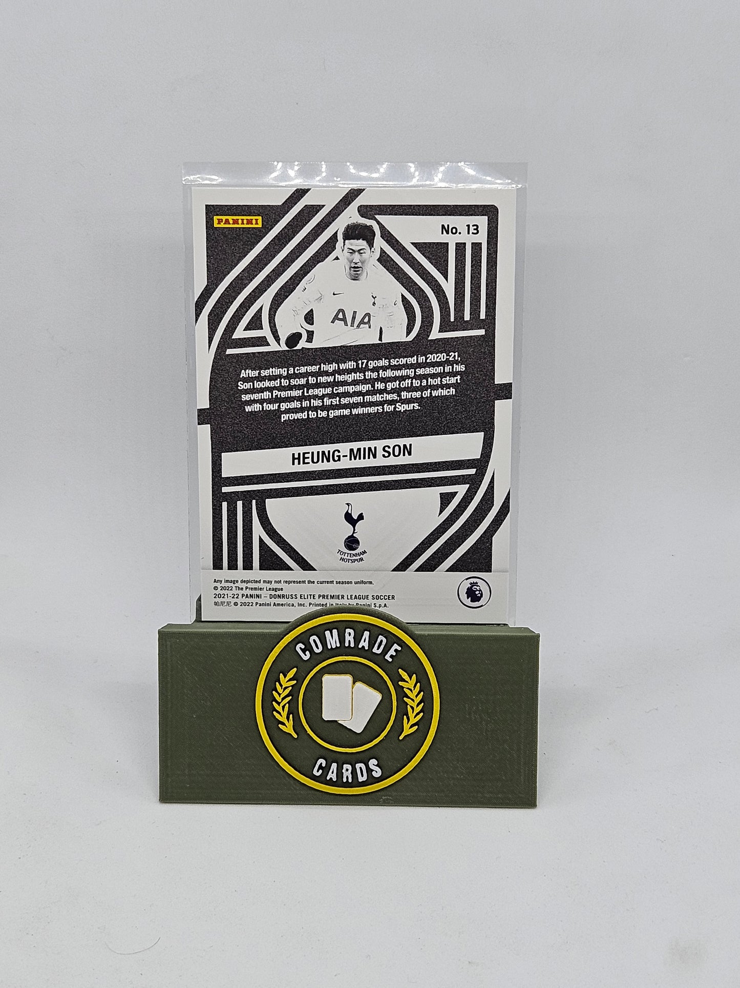 Heung-Min Son (Tottenham) Insert Donruss Elite Premier League 2021-2022