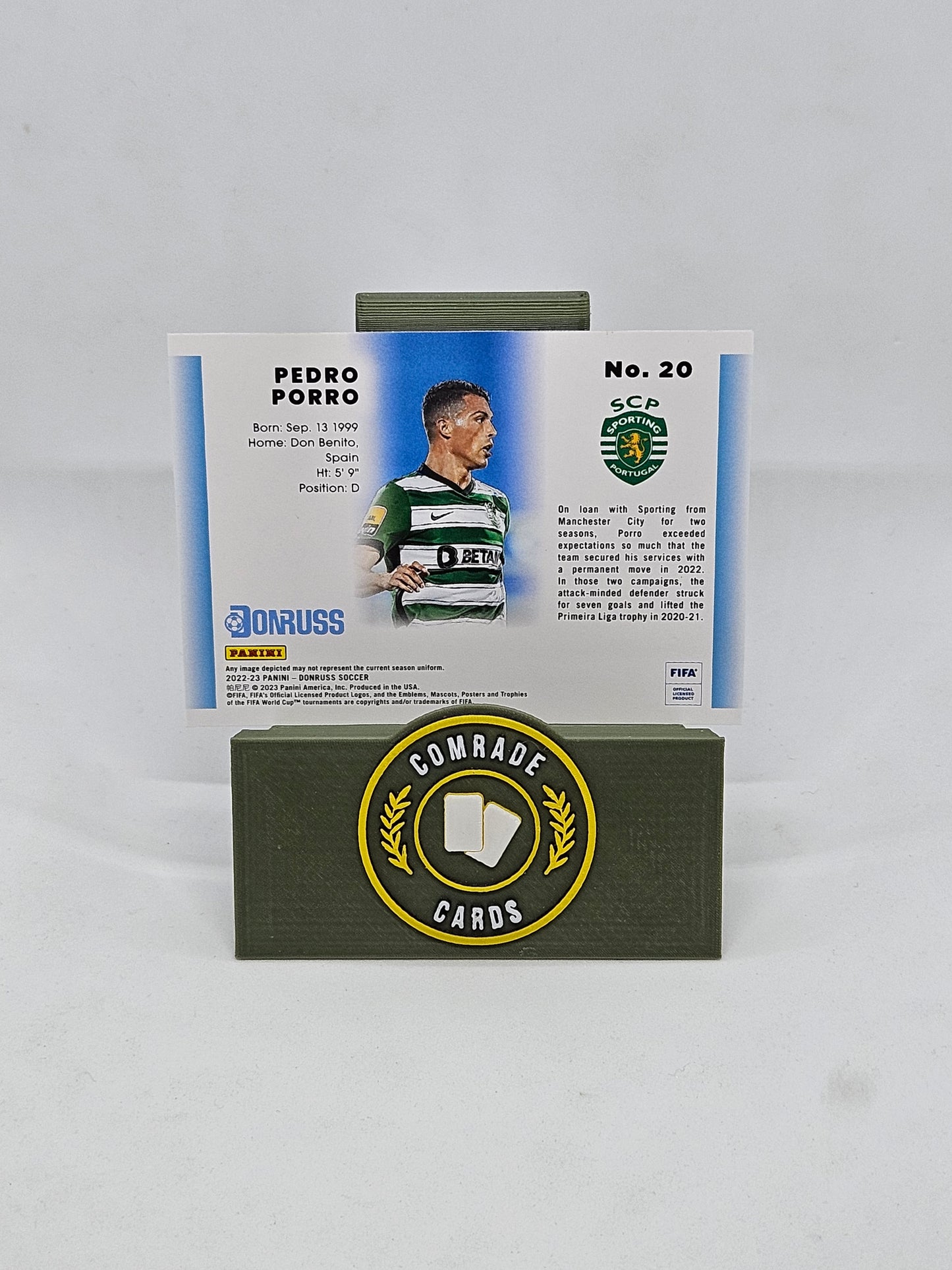 Pedro Porro (Sporting) Insert Donruss Soccer 2022-2023