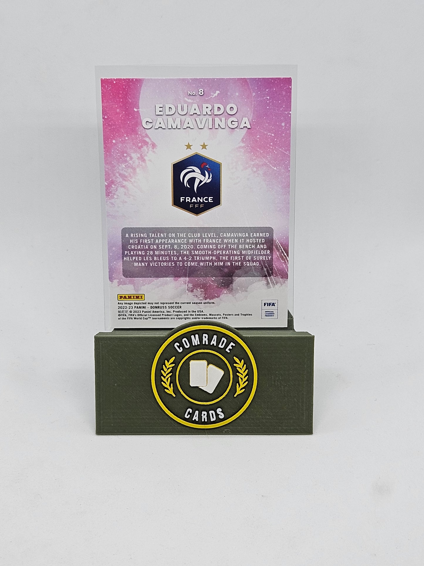 Edouardo Camavinga (France) Insert Donruss Soccer 2022-2023