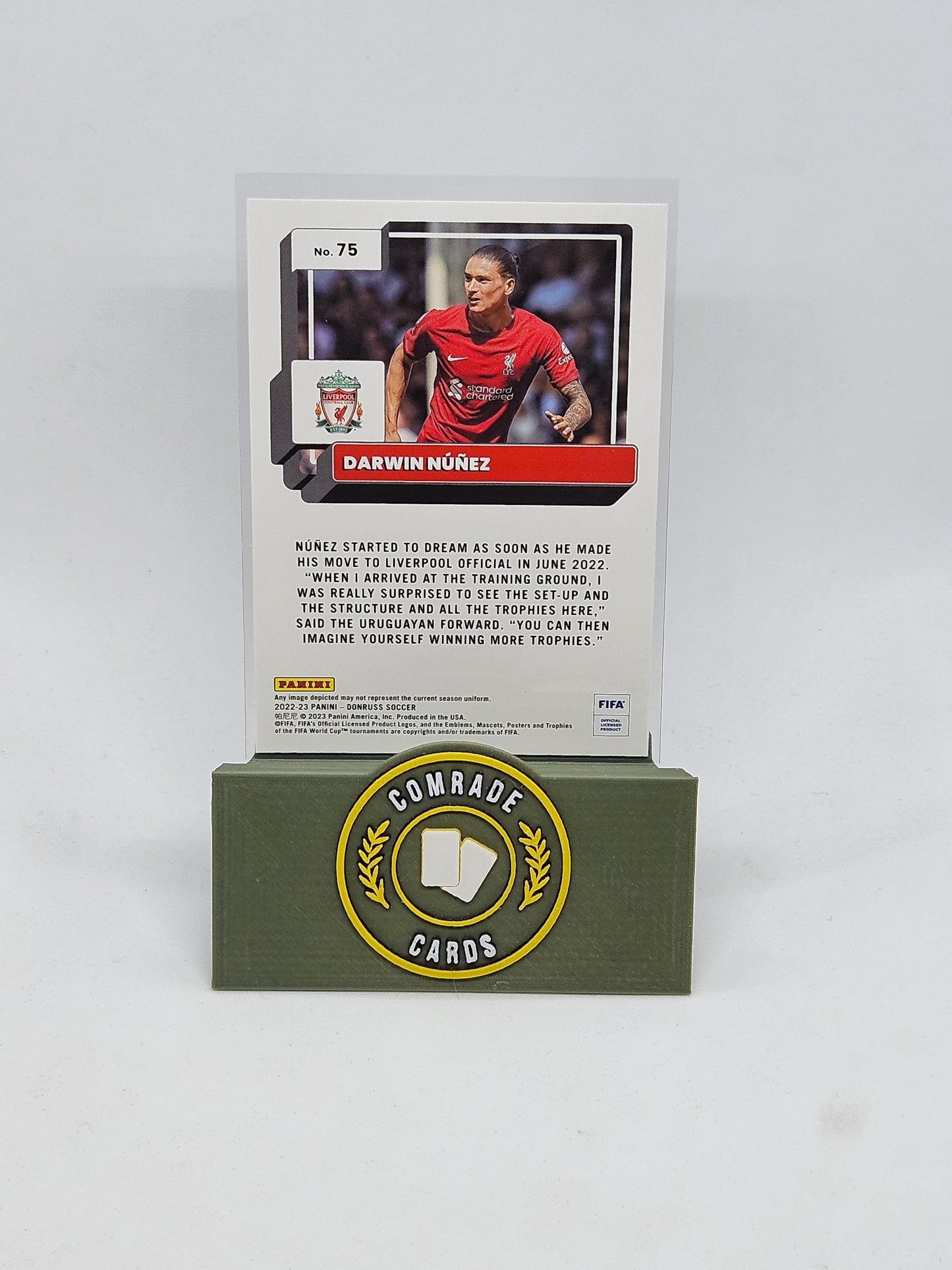 Darwin Nunez (Liverpool) Parallel Donruss Soccer 2022-2023