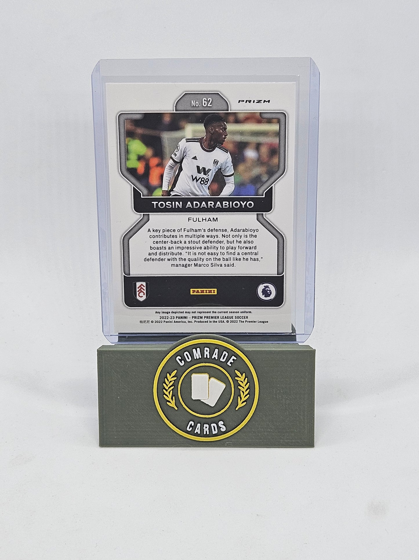 Tosin Adarabioyo (Fulham) Parallel Prizm Premier League 2022-2023