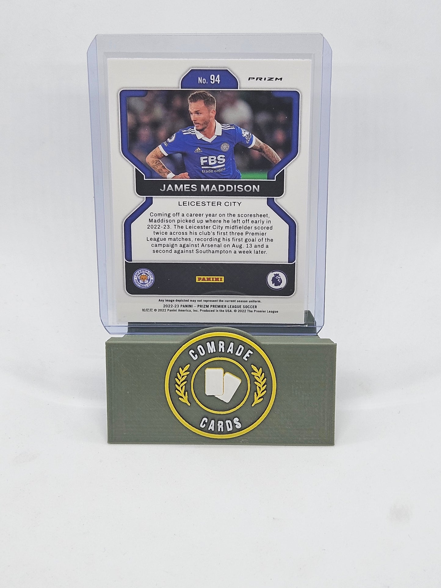 James Maddison (Leicester) Parallel Prizm Premier League 2022-2023