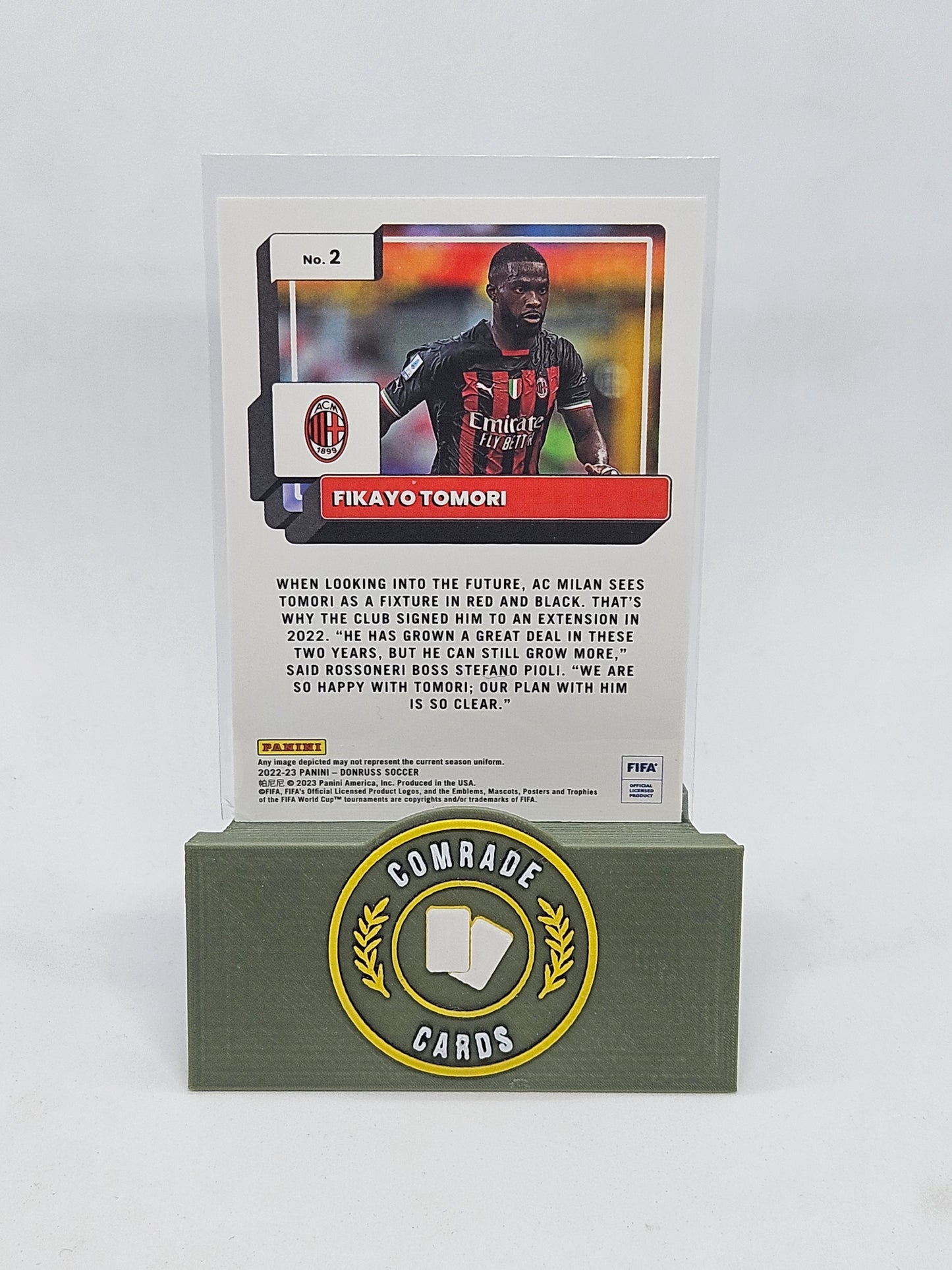 Fikayo Tomori (AC Milan) Parallel Donruss Soccer 2022-2023