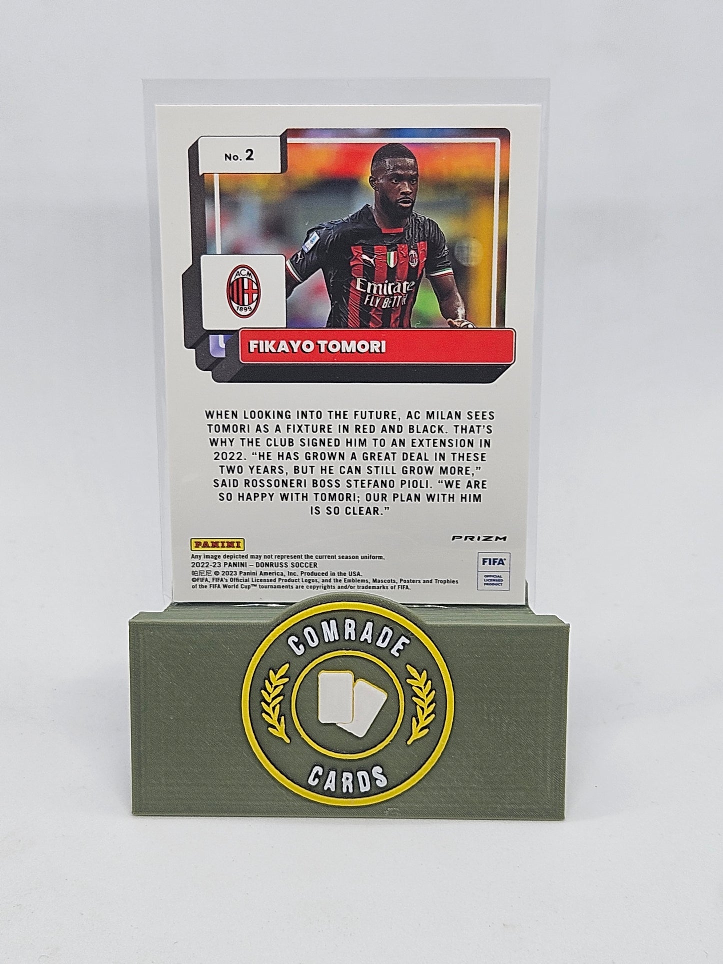 Fikayo Tomori (AC Milan) Parallel Donruss Soccer 2022-2023