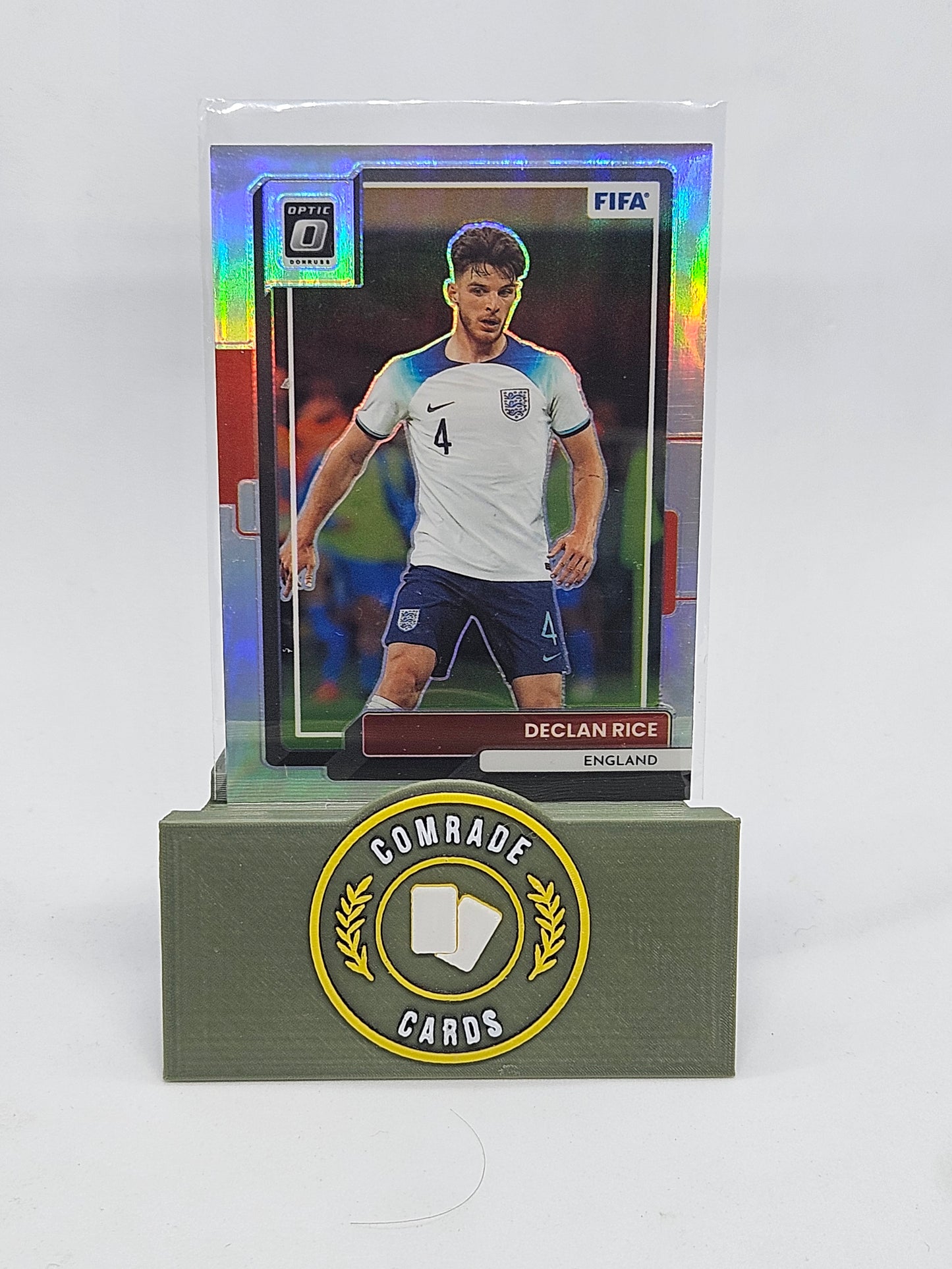 Declan Rice (England) Silver Optic Parallel Donruss Soccer 2022-2023