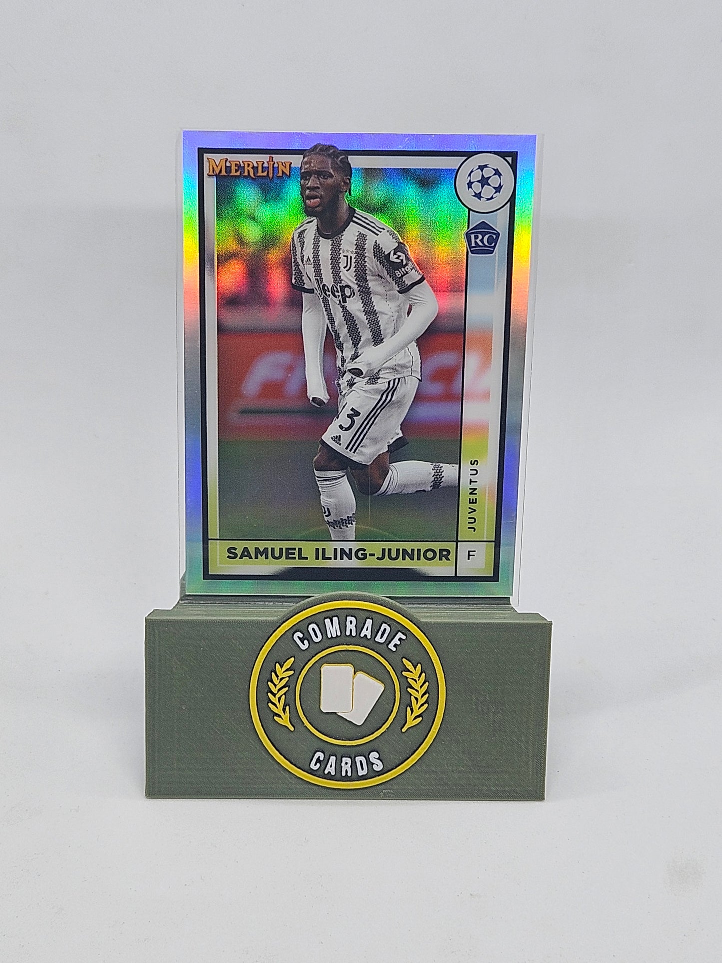 Samuel Iling-Junior (Juventus) Parallel Topps Merlin Chrome UCC 2022-2023