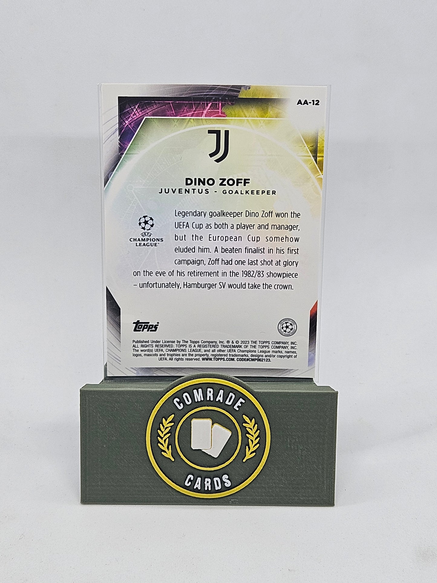 Dino Zoff (Juventus) Insert Topps Merlin Chrome UCC 2022-2023