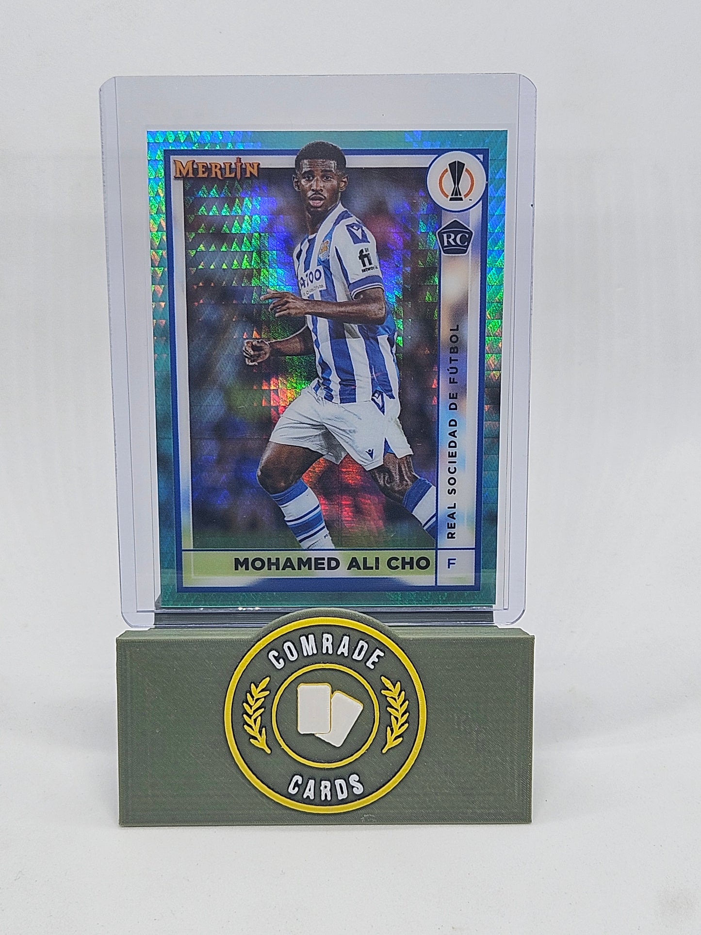 Mohamed Ali Cho (Real Sociedad) Parallel Topps Merlin Chrome UCC 2022-2023