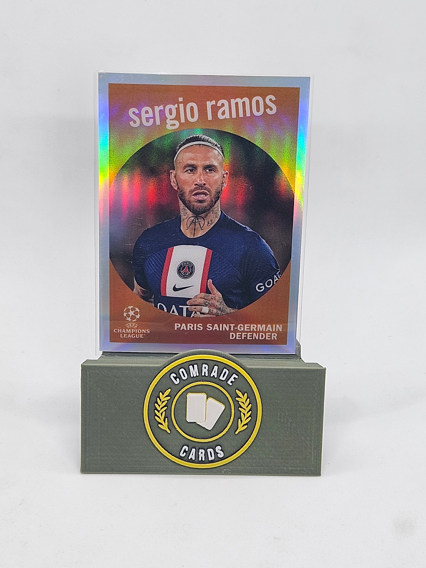 Sergio Ramos (PSG) Insert Topps Chrome UCC 2022-2023