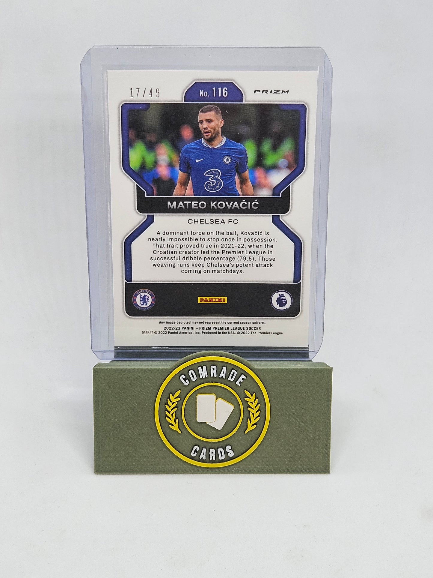 Mateo Kovacic (Chelsea) 17/49 Prizm Premier League 2022-2023