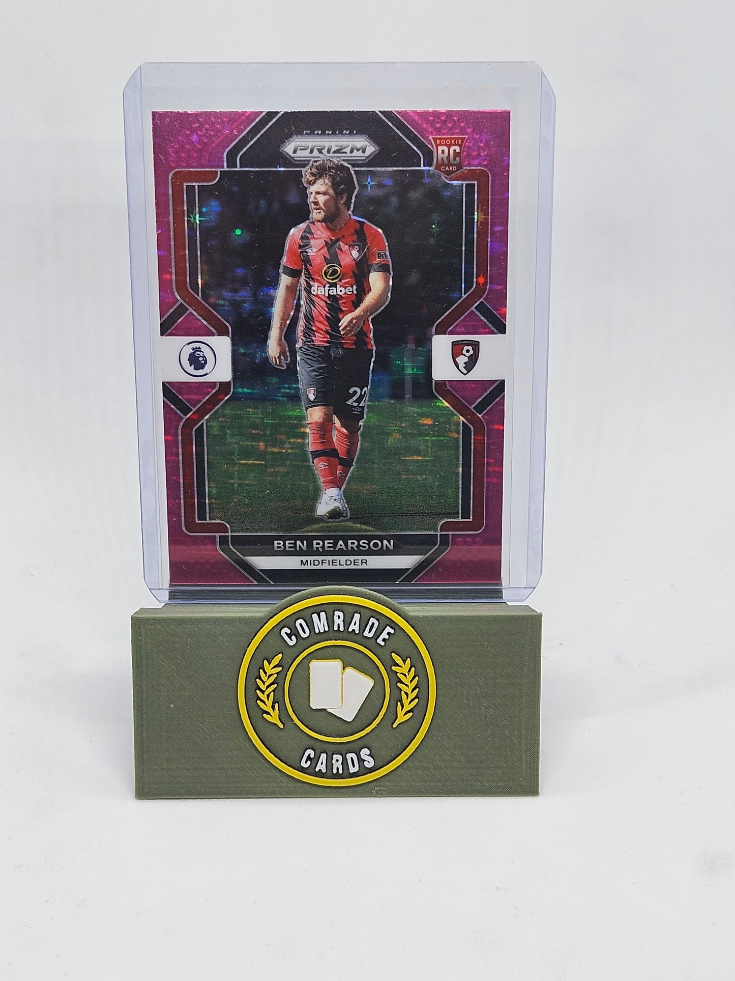 Ben Pearson (Bournemouth) Pink Stars Parallel Prizm Premier League 2022-2023