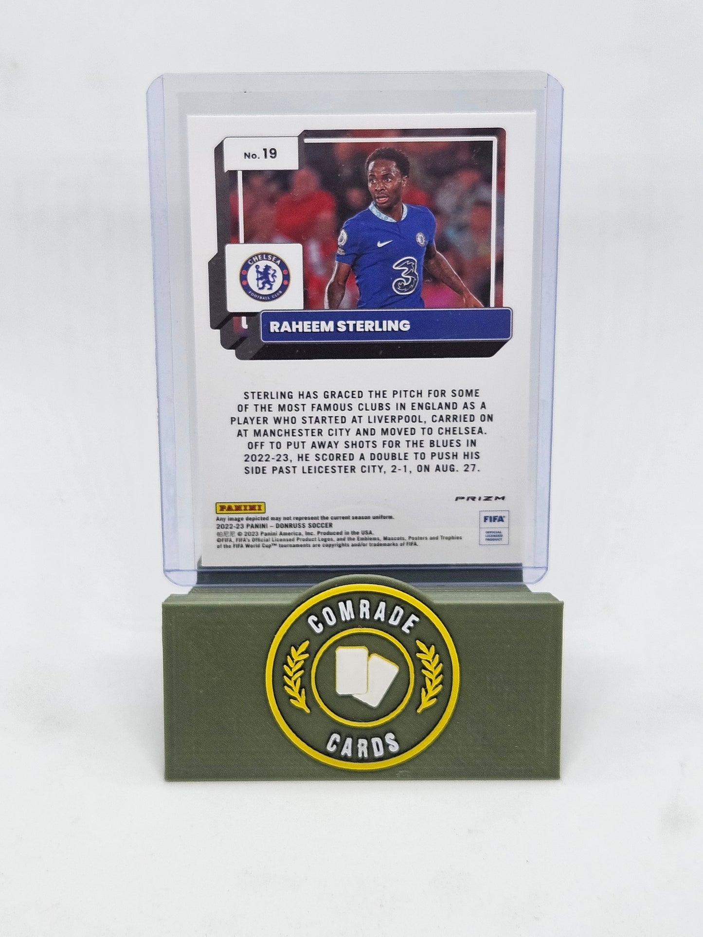 Raheem Sterling (Chelsea) Silver Optic Parallel Donruss Soccer 2022-2023