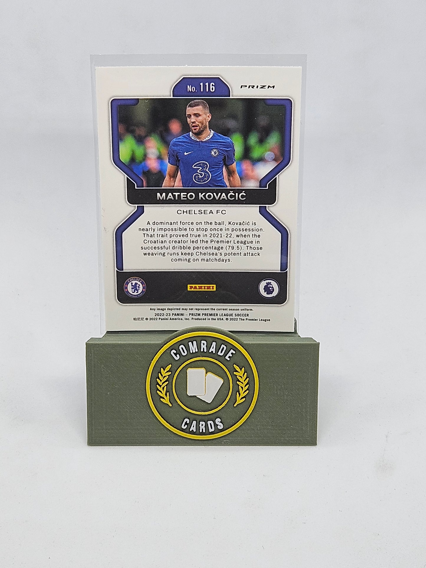 Mateo Kovacic (Chelsea) Silver Parallel Prizm Premier League 2022-2023