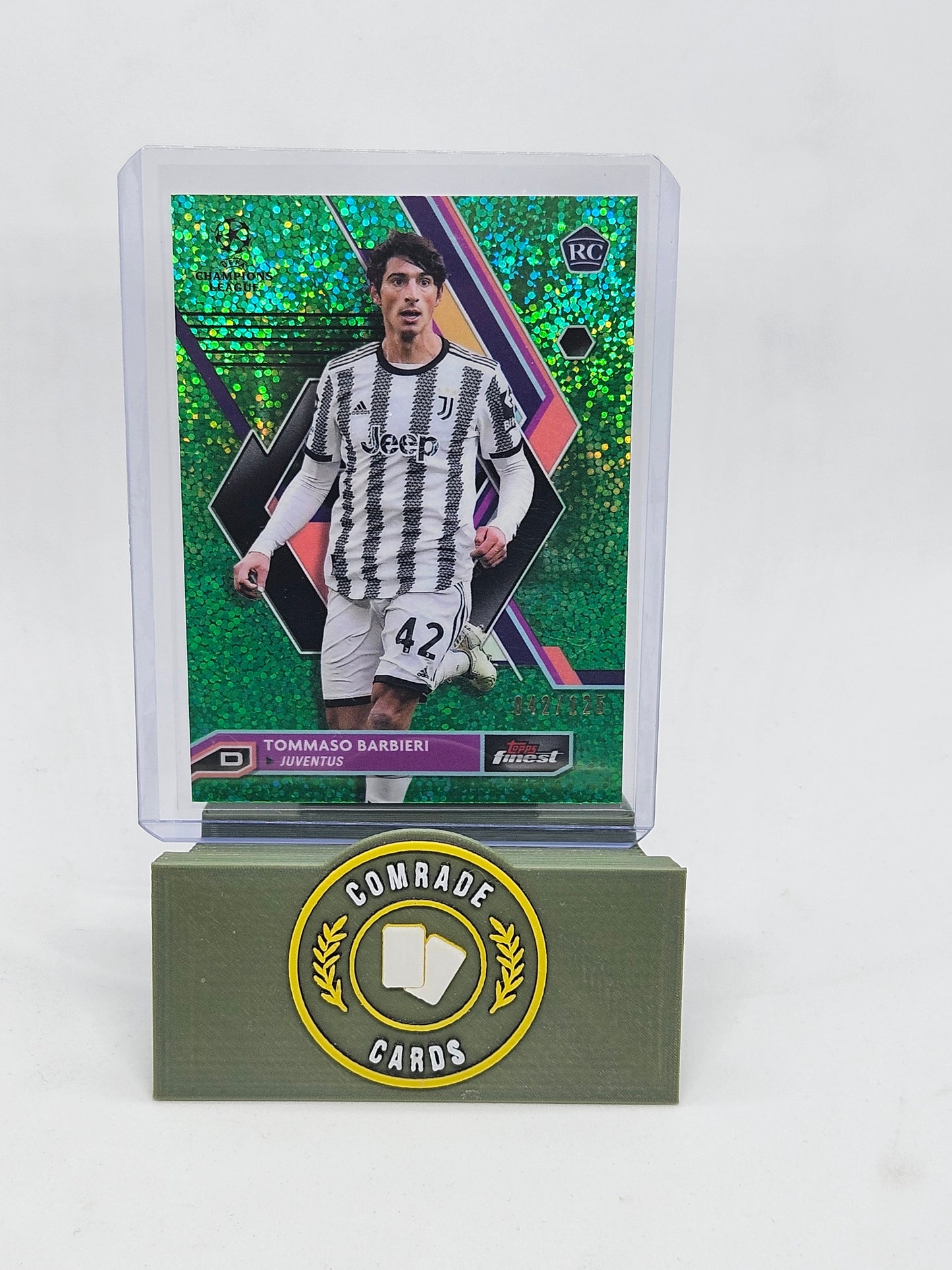 Tommaso Barbieri (Juventus) 042/125 Topps Finest 22/23