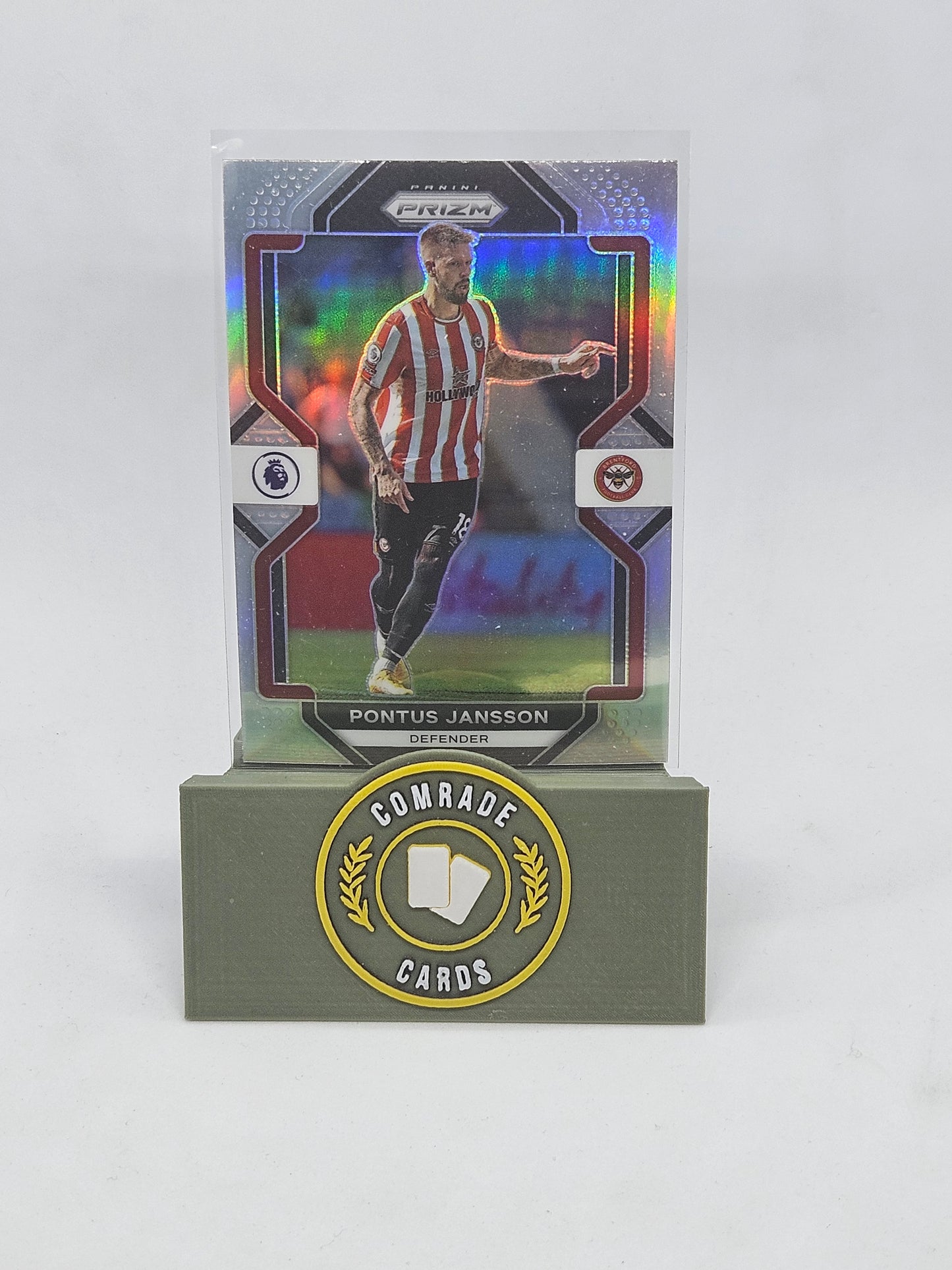 Pontus Jansson (Brentford) Silver Parallel Prizm 22/23