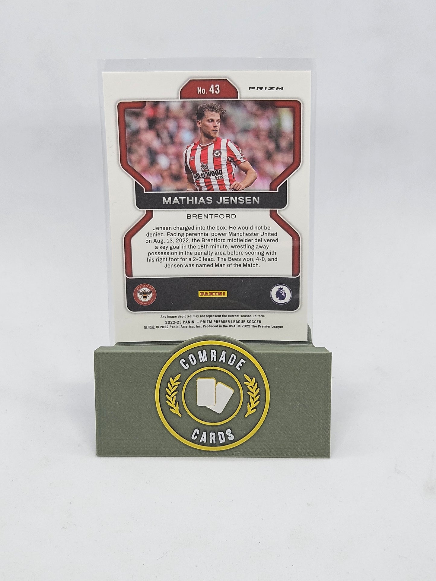 Mathias Jensen (Brentford) Silver Parallel Prizm 22/23