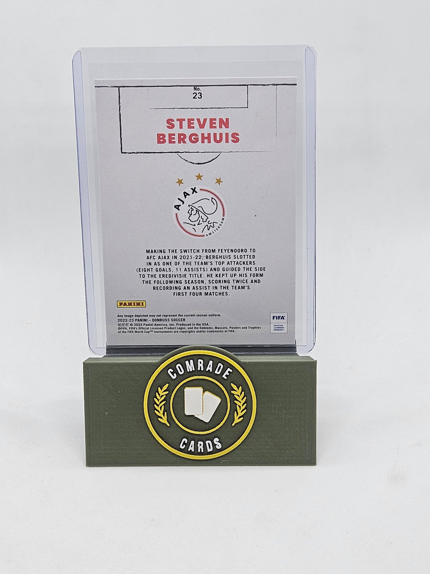 Steven Berghuis (Ajax) Orange Craftsmen Insert