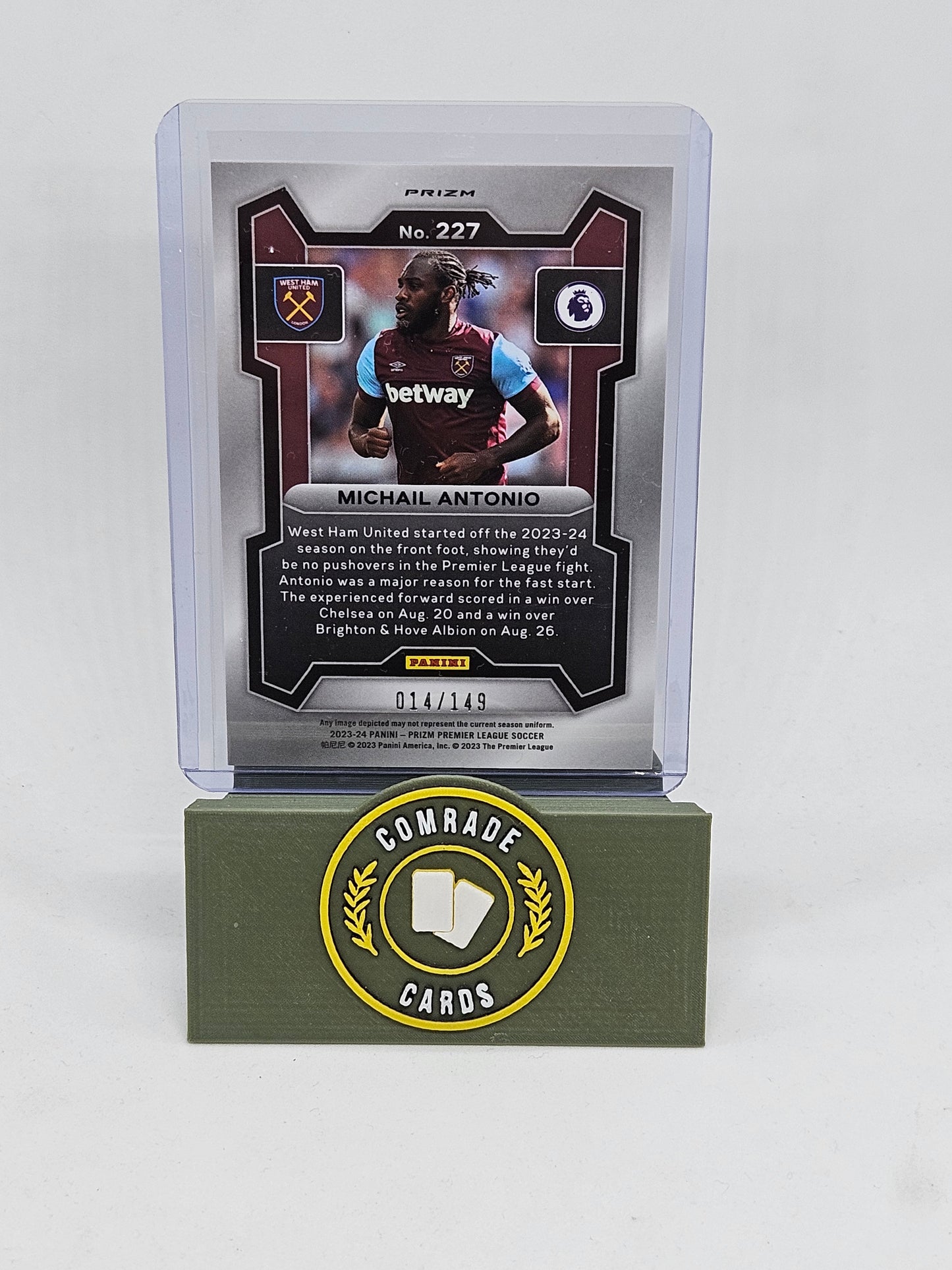 Michail Antonio (West Ham) 014/149 Prizm 23/24 Breakaway