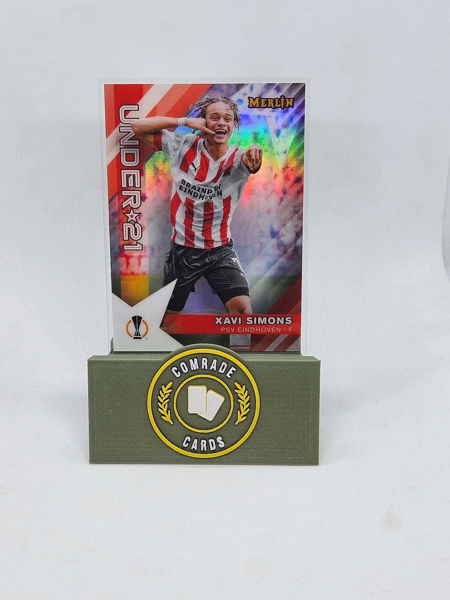 Xavi Simons (PSV) Under 21 Insert Merlin Chrome 22/23