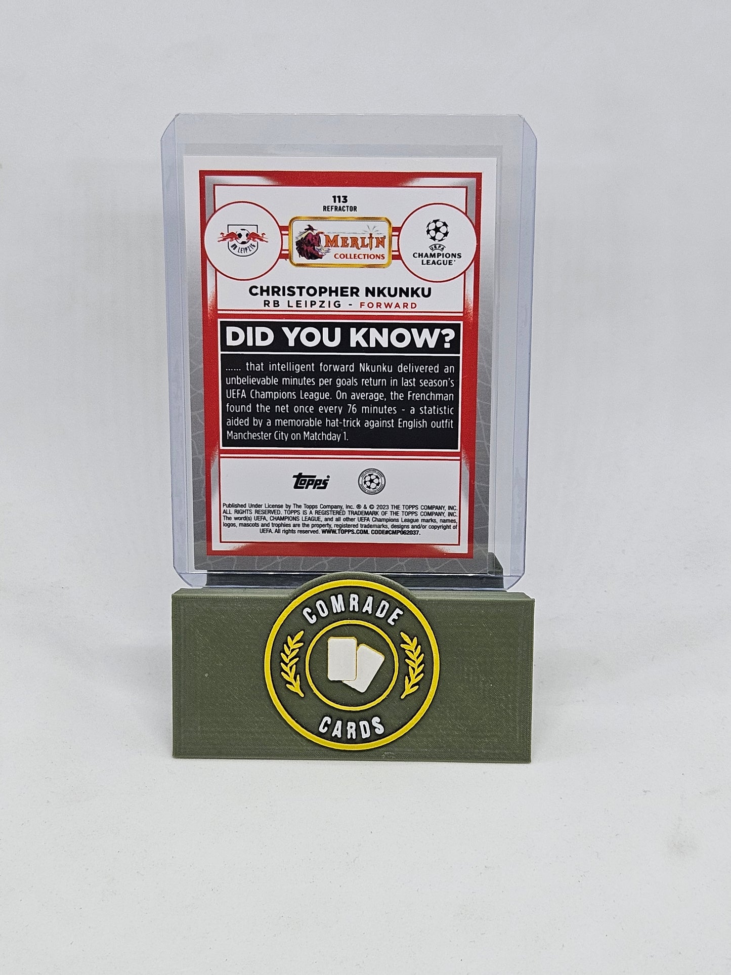 Christopher Nkunku (Leipzig) Refractor Parallel Merlin Chrome 22/23