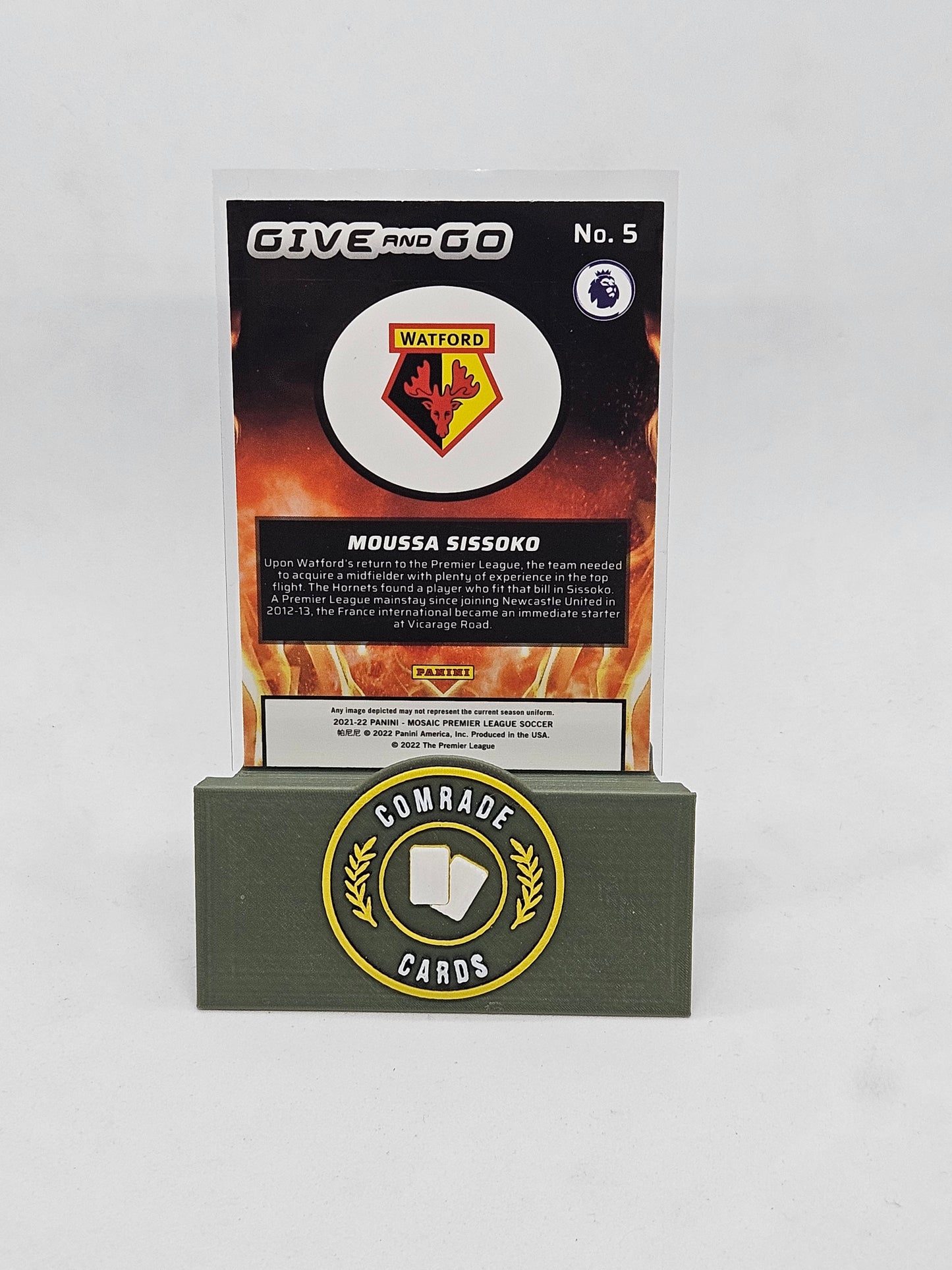 Moussa Sissoko (Watford) Give And Go Insert Mosaic 21/22