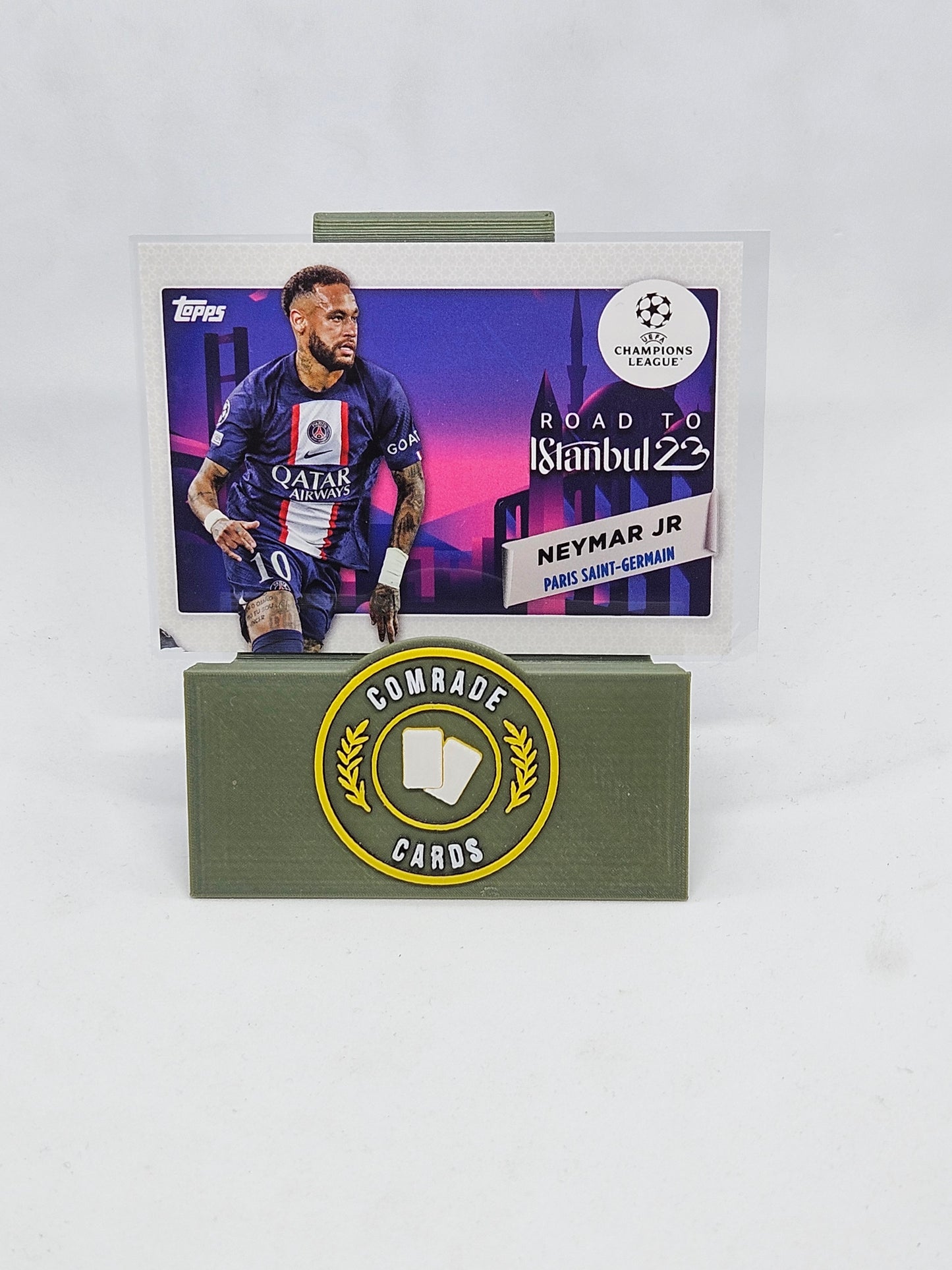 Neymar (PSG) Road To Istanbul Insert Topps UCC 2022-2023