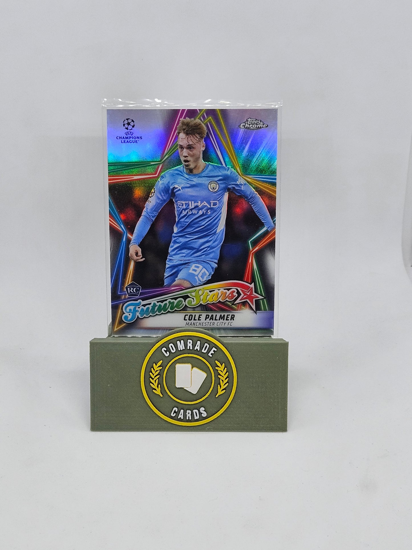 Cole Palmer (Man City) Future Stars Insert Topps Chrome 2022-2023