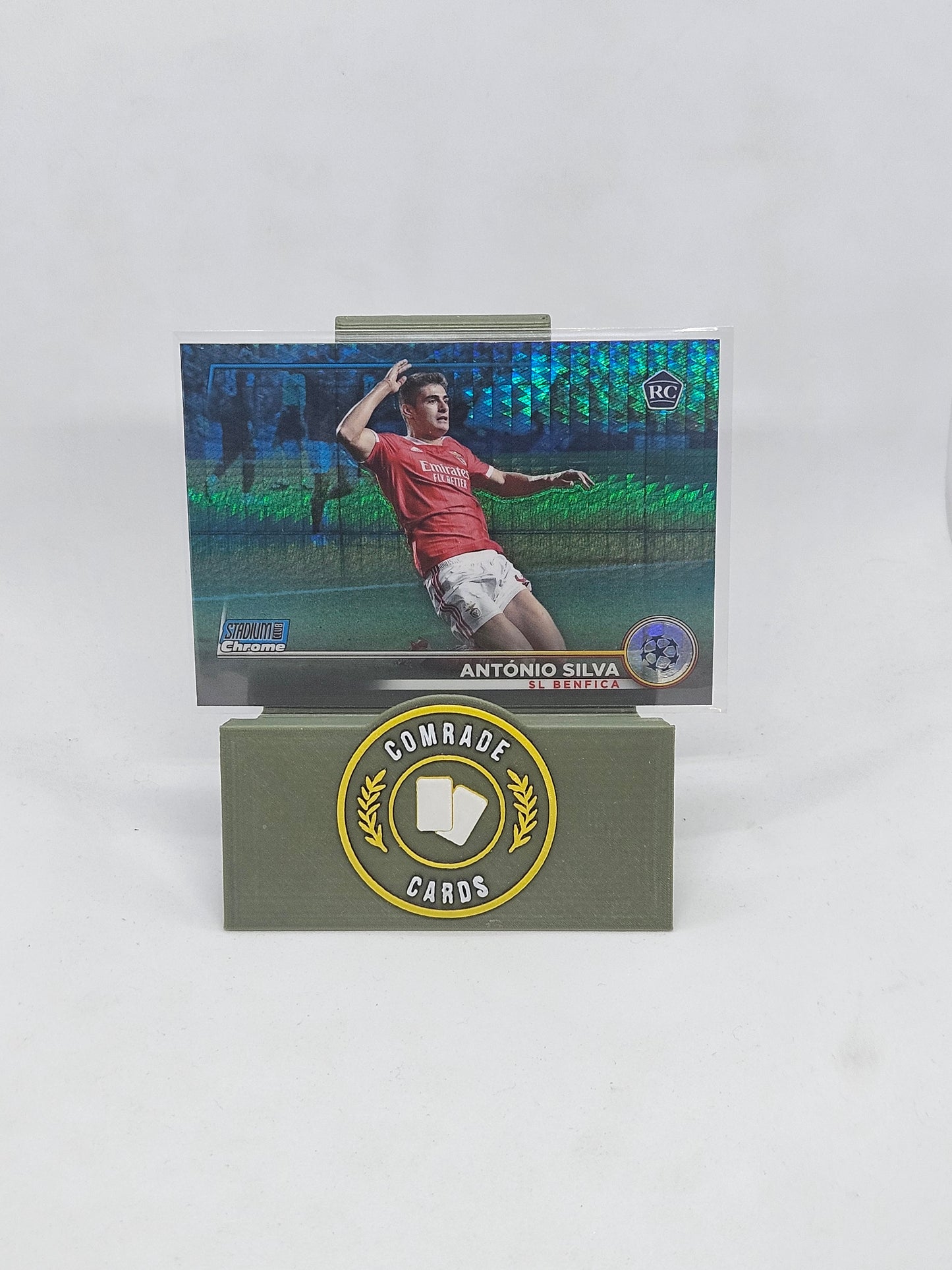 Antonio Silva (Benfica) Blue Prizm Parallel Stadium Chrome 2022-2023