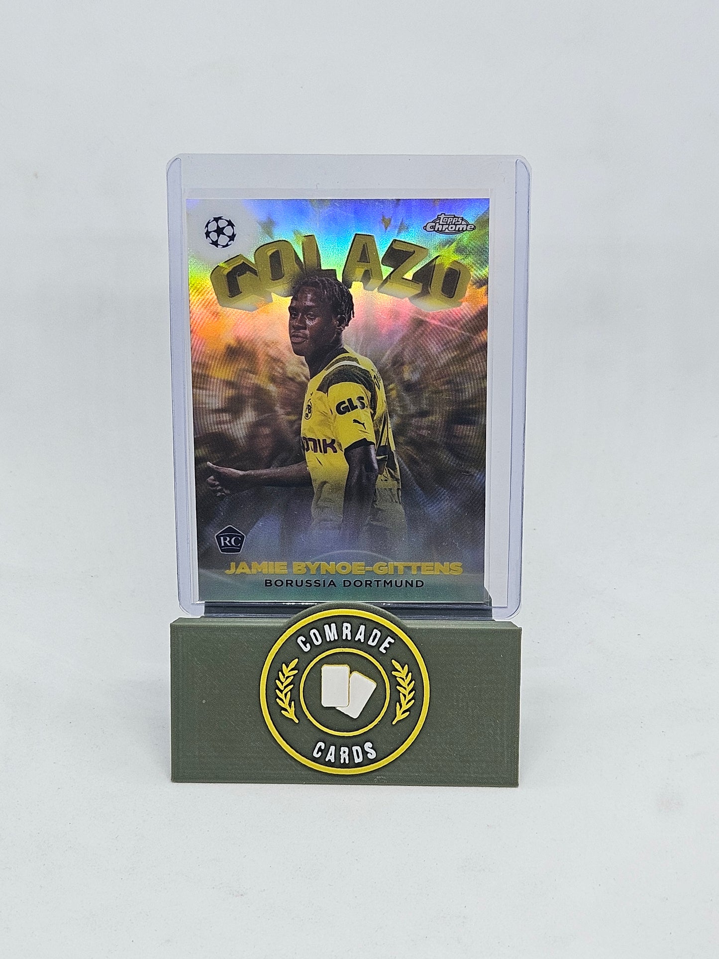 Jamie Bynoe-Gittens (Dortmund) Golazo Insert Topps Chrome 2022-2023