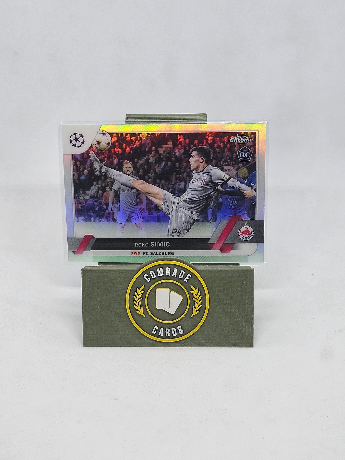 Roko Simic (Salzburg) Refractor Parallel Topps Chrome 2022-2023