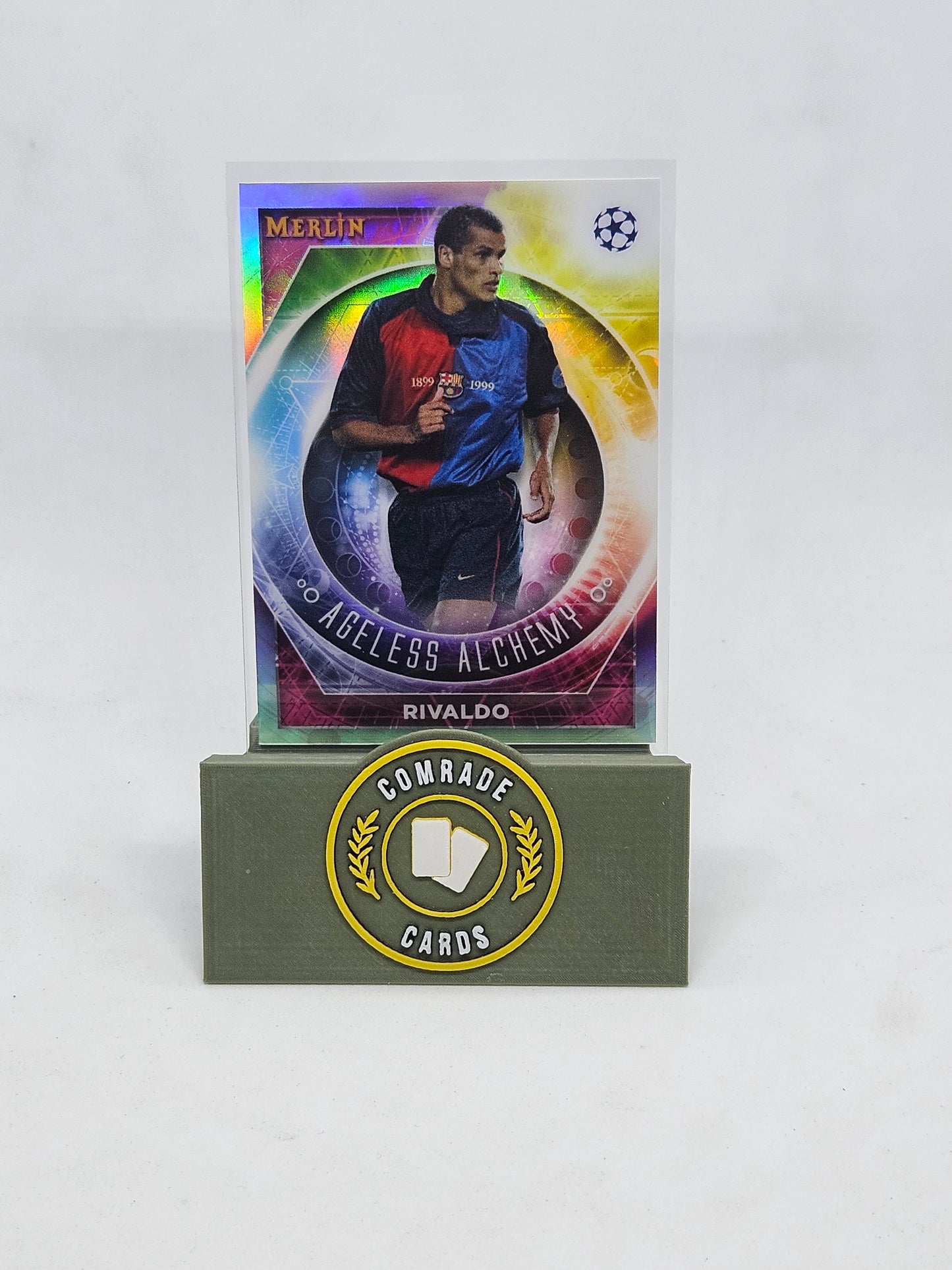 Rivaldo (Barcelona) Ageless Alchemy Insert Merlin Chrome 2022-2023
