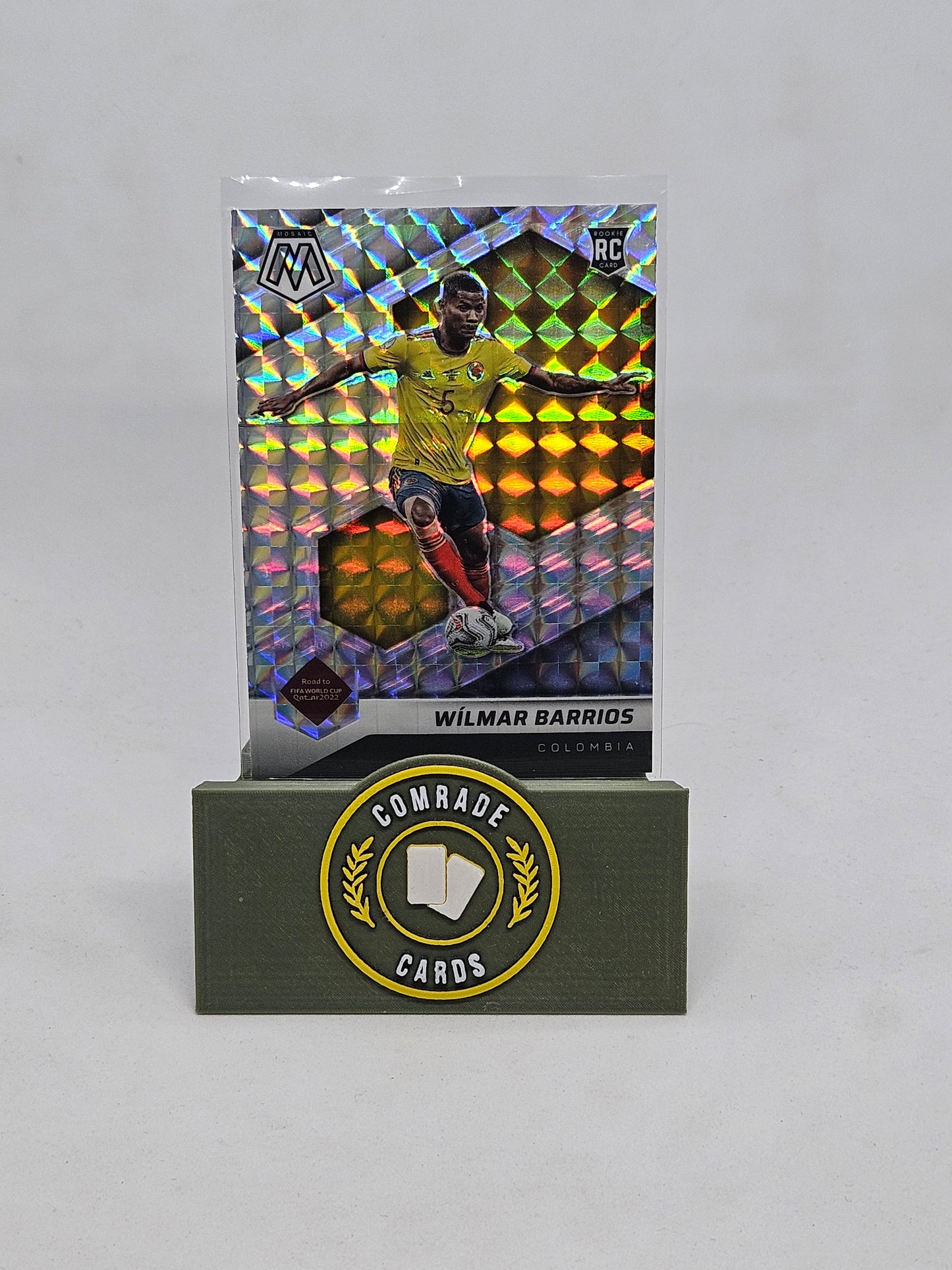 Wilmar Barrios (Colombia) Silver Mosaic Parallel Mosaic Road To World Cup Qatar
