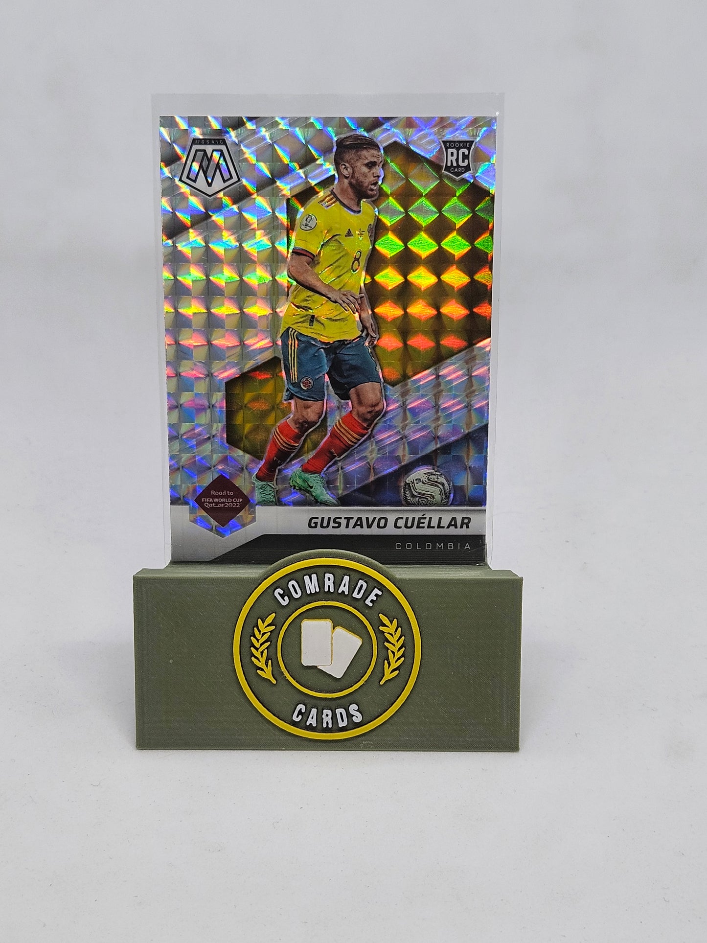 Gustavo Cuellar (Colombia) Silver Mosaic Parallel Mosaic Road To World Cup Qatar
