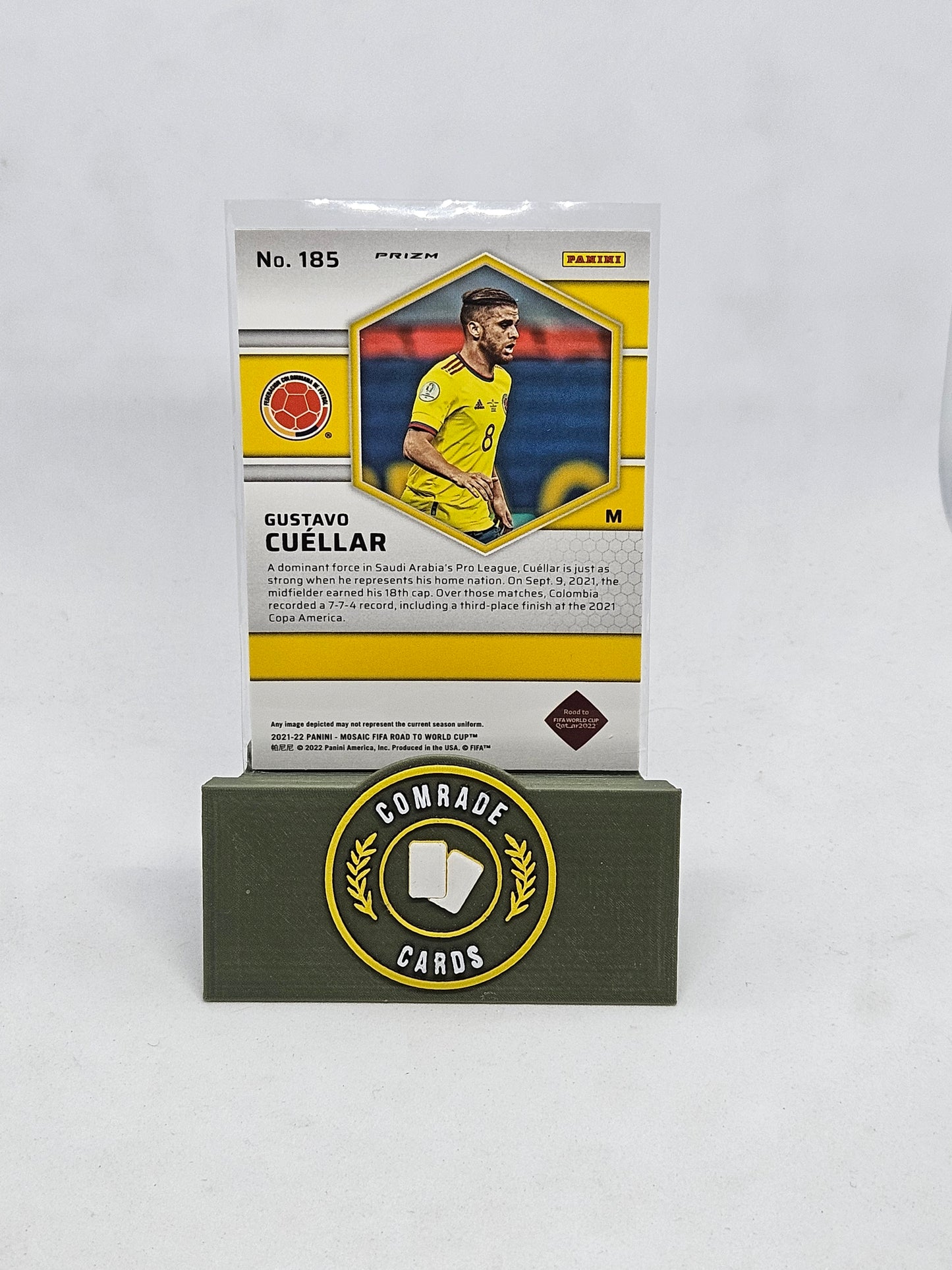 Gustavo Cuellar (Colombia) Silver Mosaic Parallel Mosaic Road To World Cup Qatar