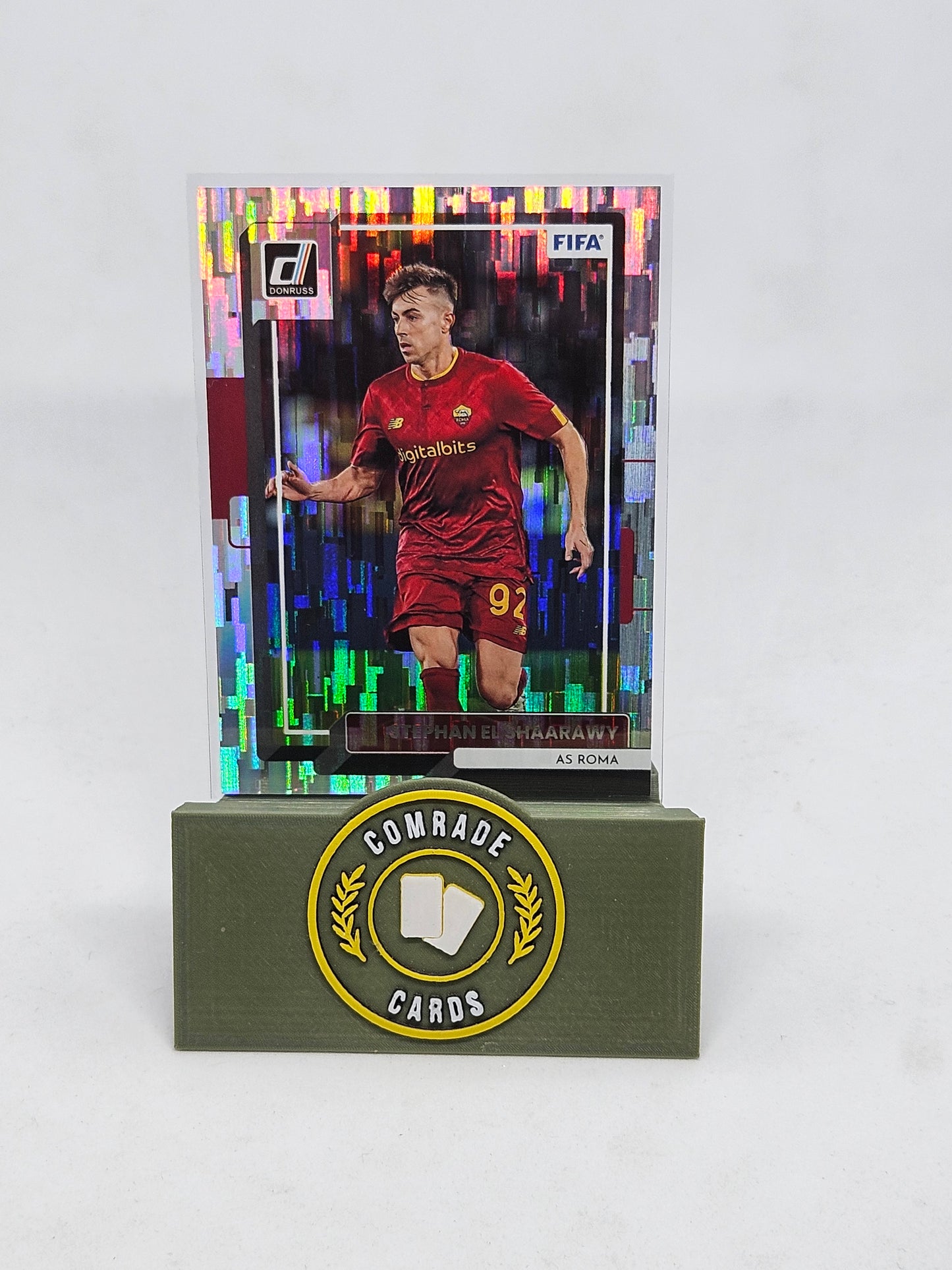 Stephan El Shaarawy (Roma) Silver Glitch Parallel Donruss Soccer 2022-2023