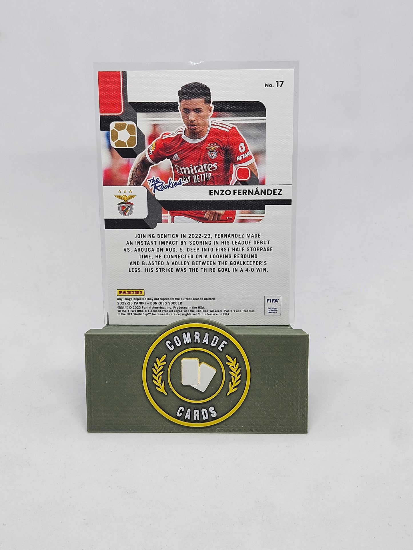 Enzo Fernandez (Benfica) The Rookies Insert Donruss Soccer 2022-2023