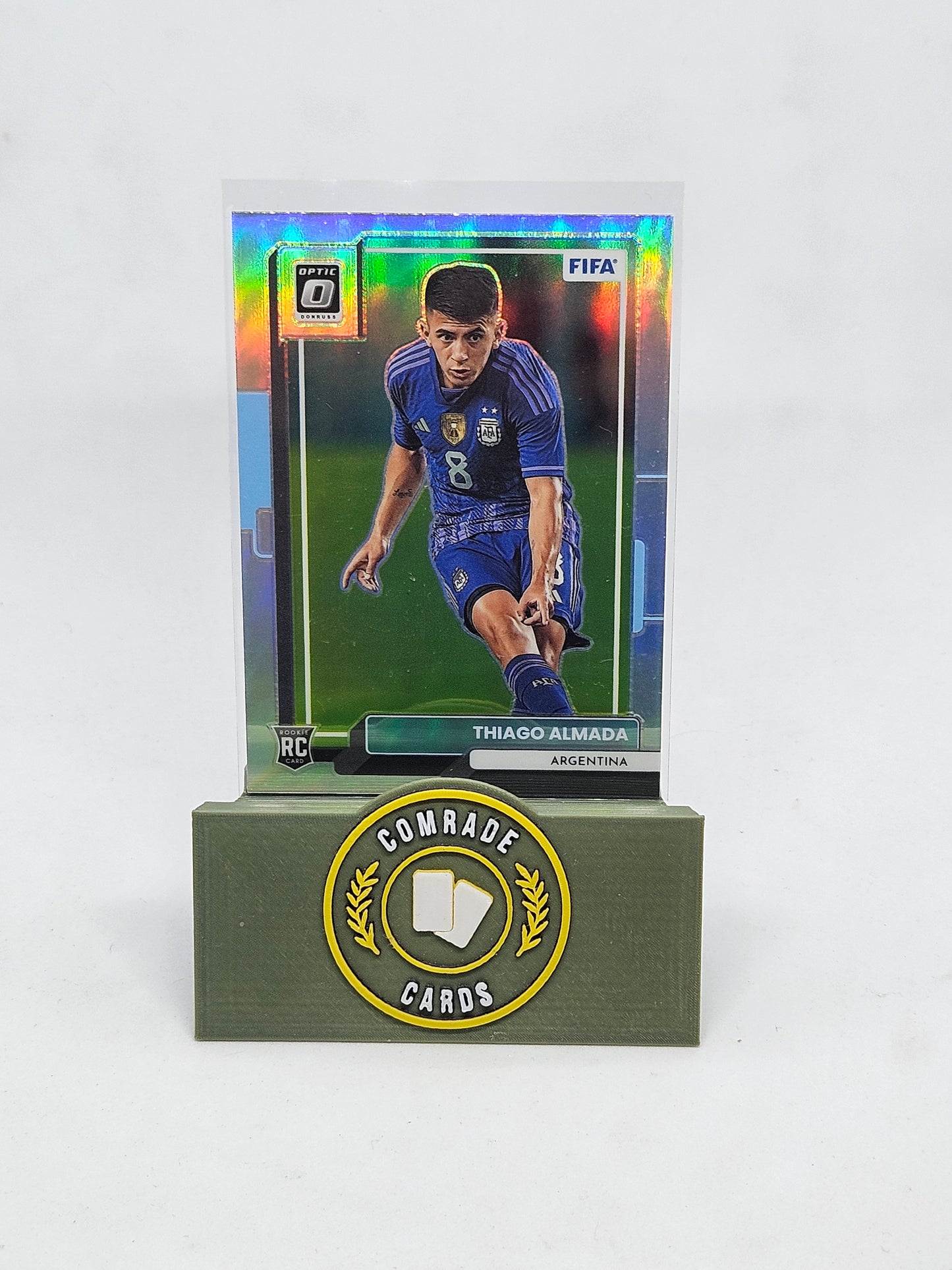 Thiago Almada (Argentina) Silver Optic Parallel Donruss Soccer 2022-2023