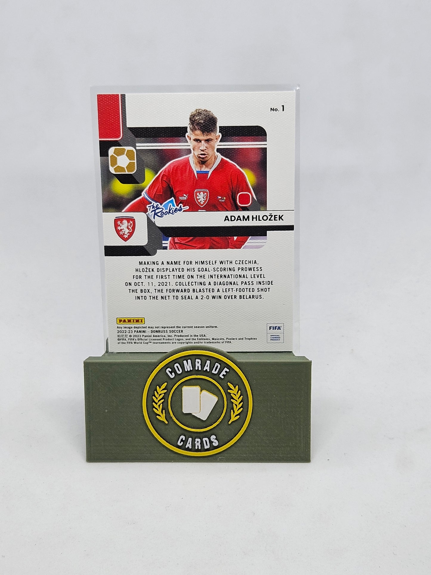 Adam Hlozek (Czechia) The Rookies Insert Donruss Soccer 2022-2023