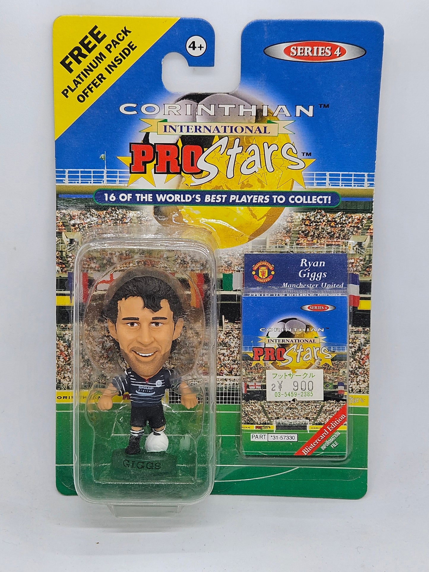 Ryan Giggs (Man United) Pro Stars Blister Pack Series 4 PRO094