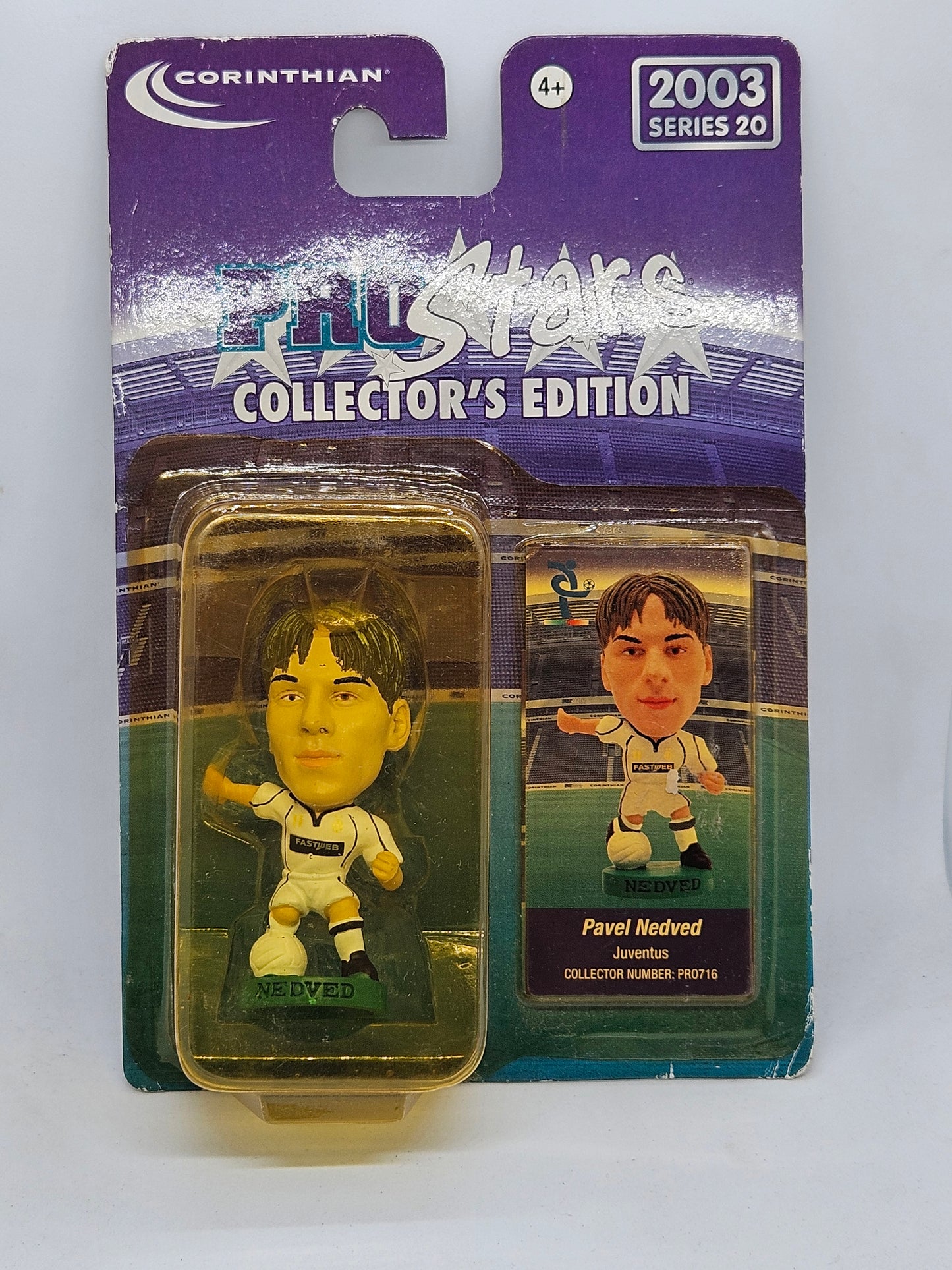 Pavel Nedved (Juventus) Pro Stars Blister Pack Series 20 PRO716 YELLOWED