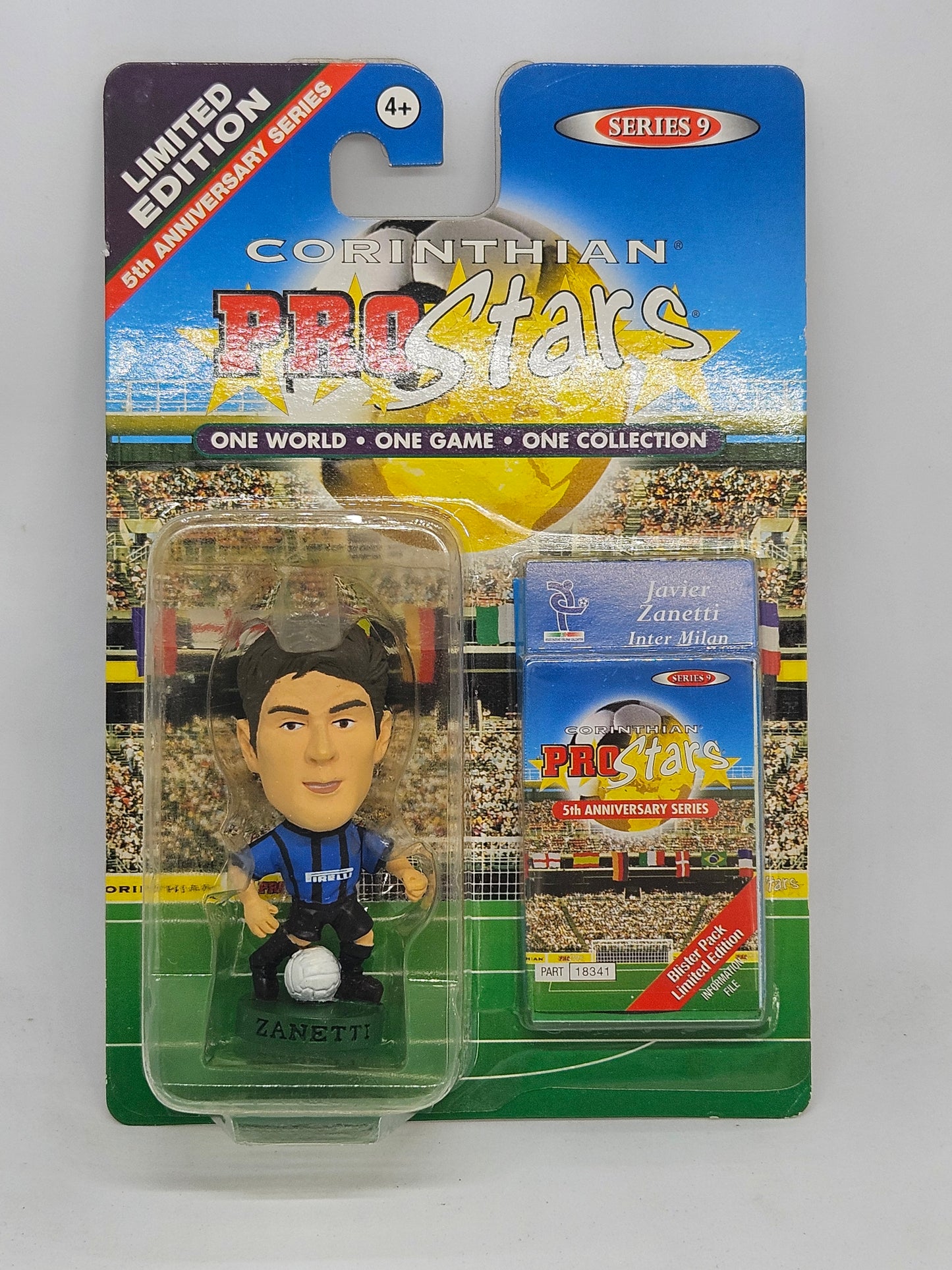 Javier Zanetti (Inter Milan) Pro Stars Blister Pack Series 9 PRO330