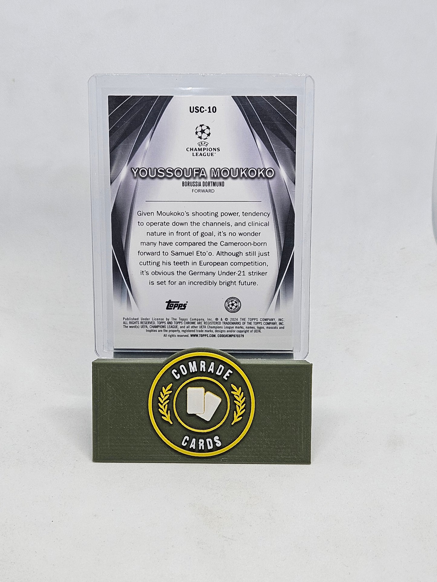 Youssoufa Moukoko (Dortmund) 57/75 Ultimate Stage Topps UCC 23/24